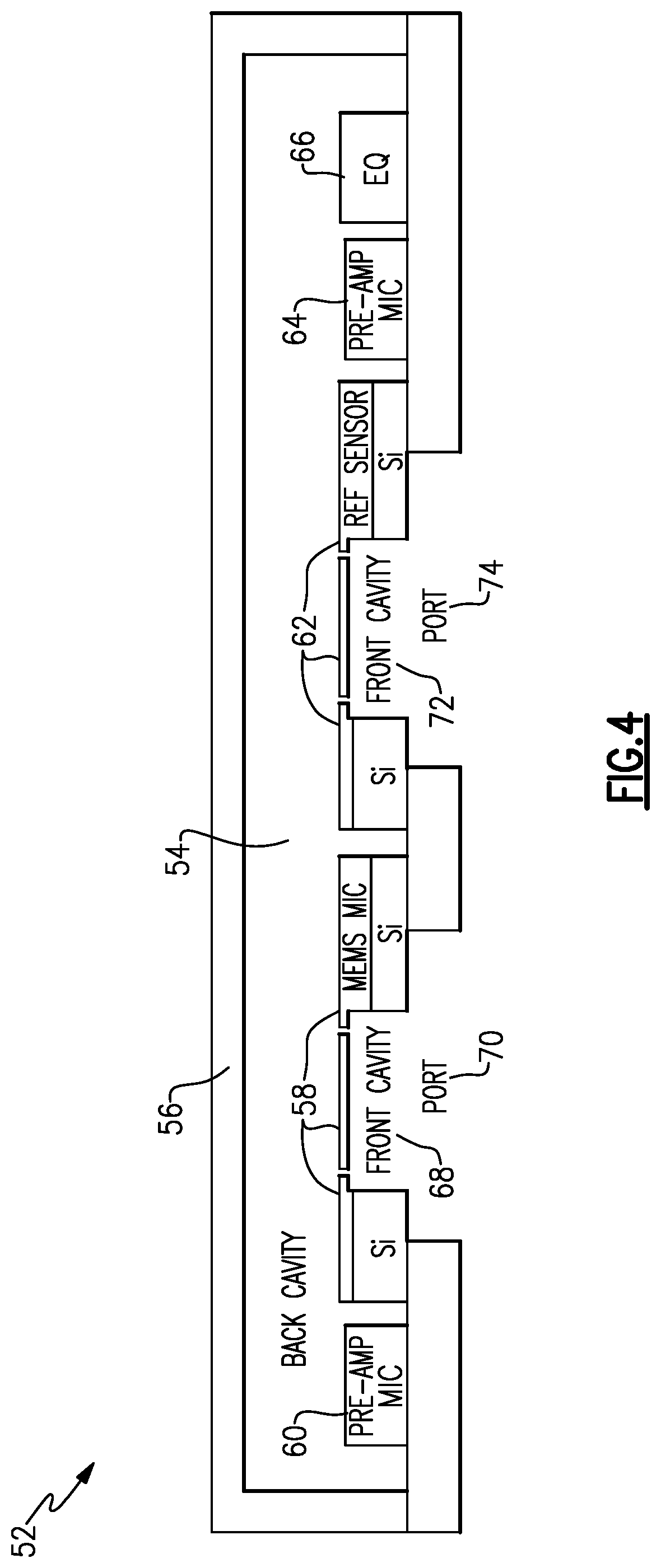 Patent US12297100 Figure 6 – Electronic acoustic devices, MEMS microphones, and equalization methods