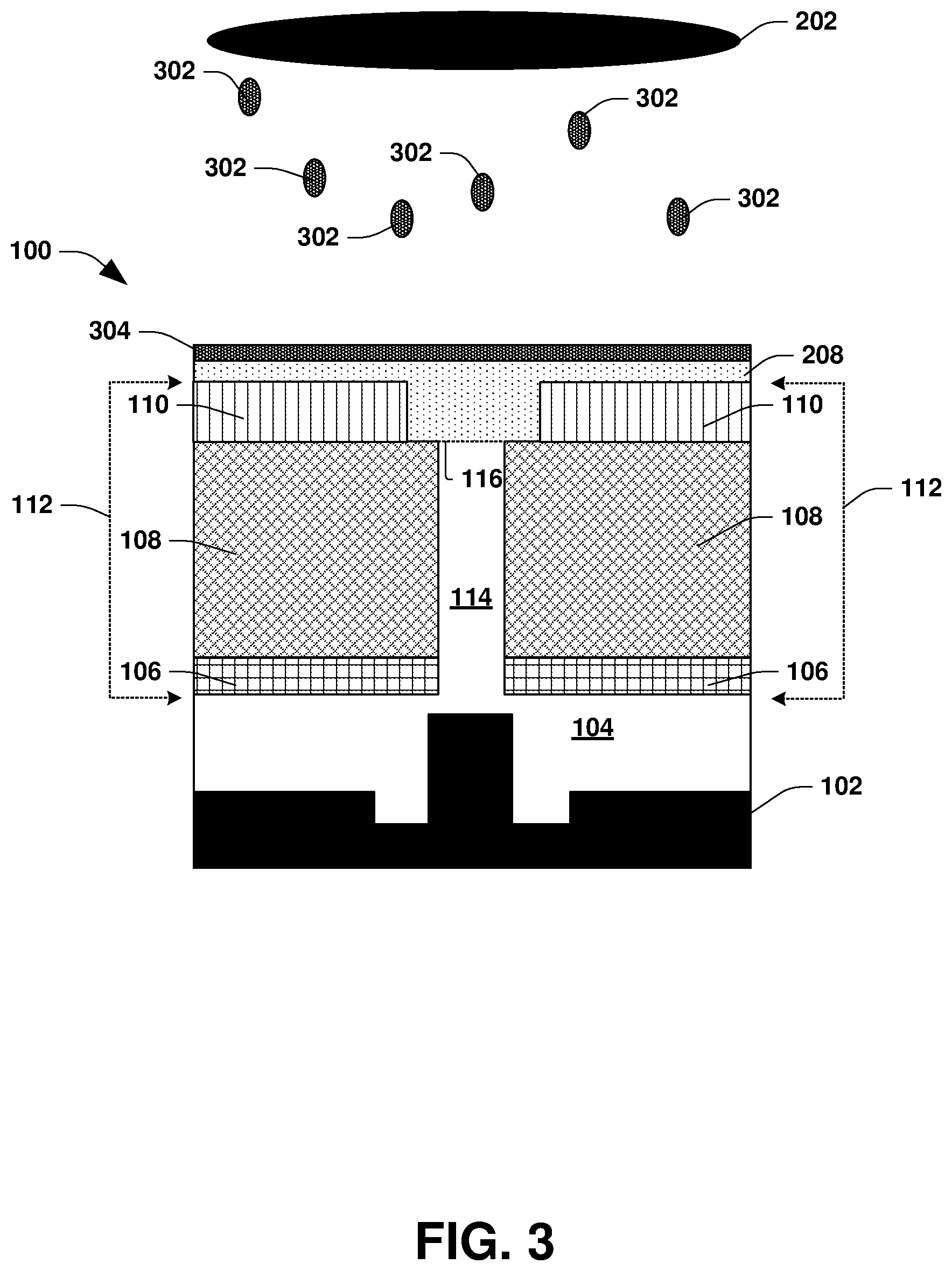 Patent US12297104 Figure 3 – Semiconductor structure and formation thereof