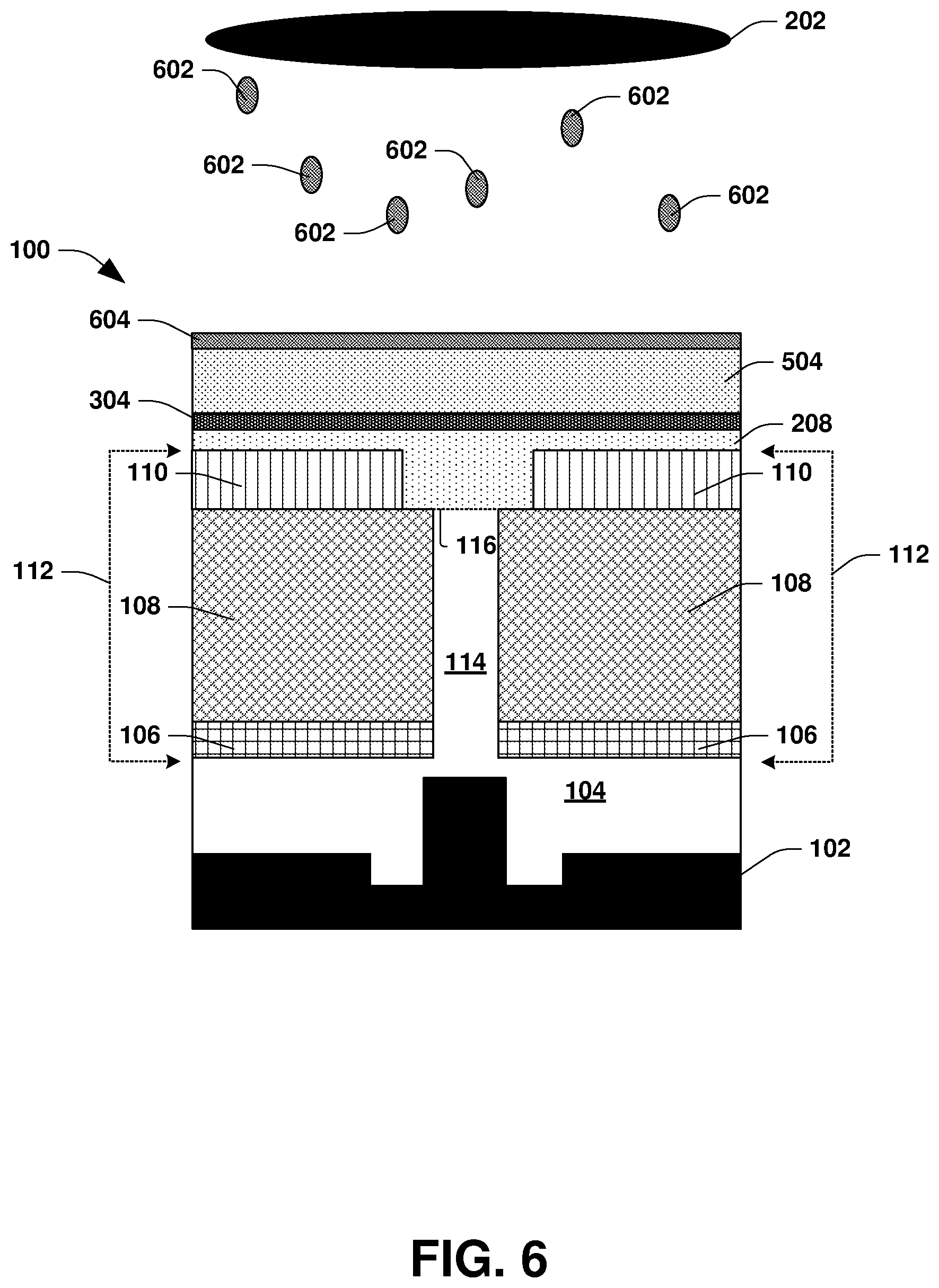 Patent US12297104 Figure 6 – Semiconductor structure and formation thereof