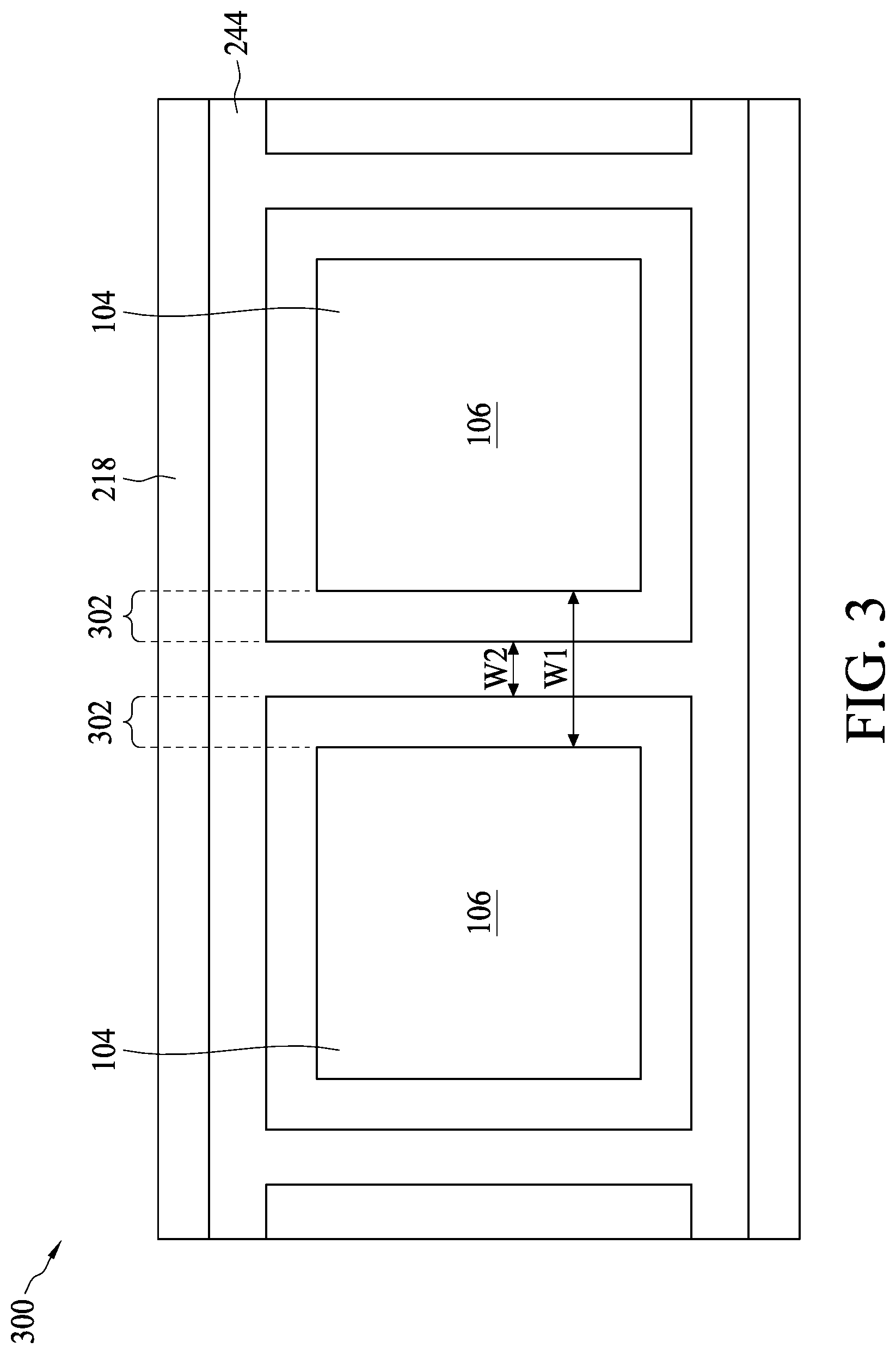 Patent US12297105 Figure 3 – Semiconductor structure including scribe line structures and method for fabricating the same