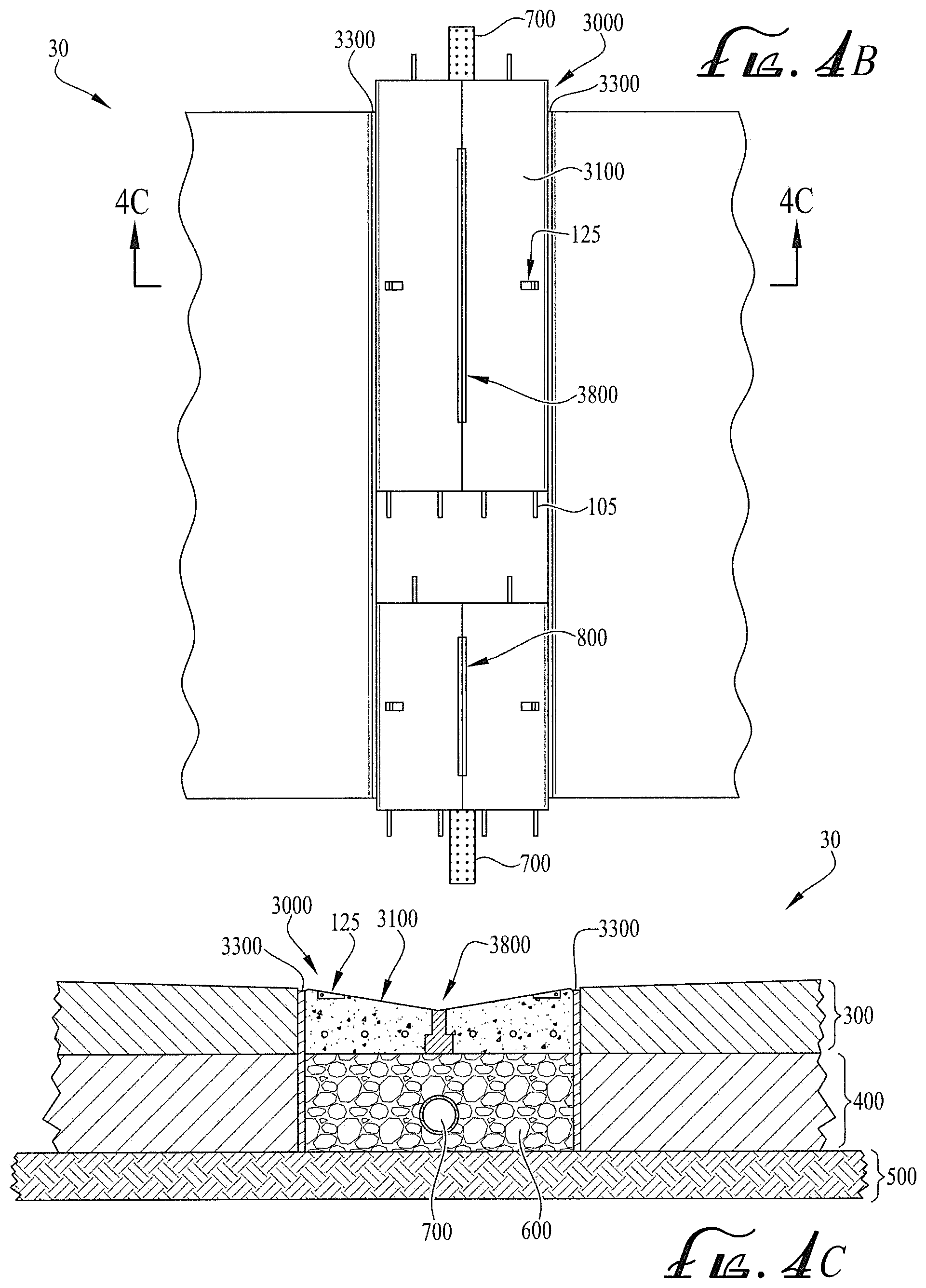 Patent US12297126 Figure 5 – Modular porous swale