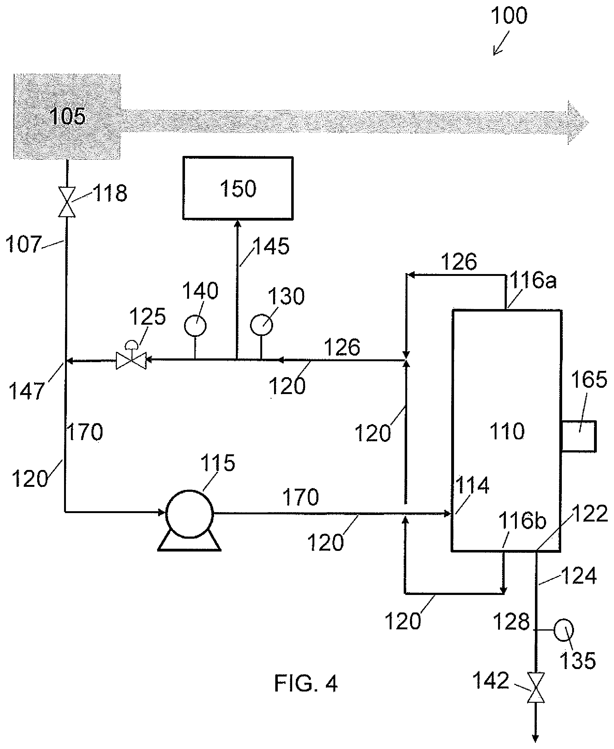Patent US12297130 Figure 4 – Method and system for treating ultrapure water