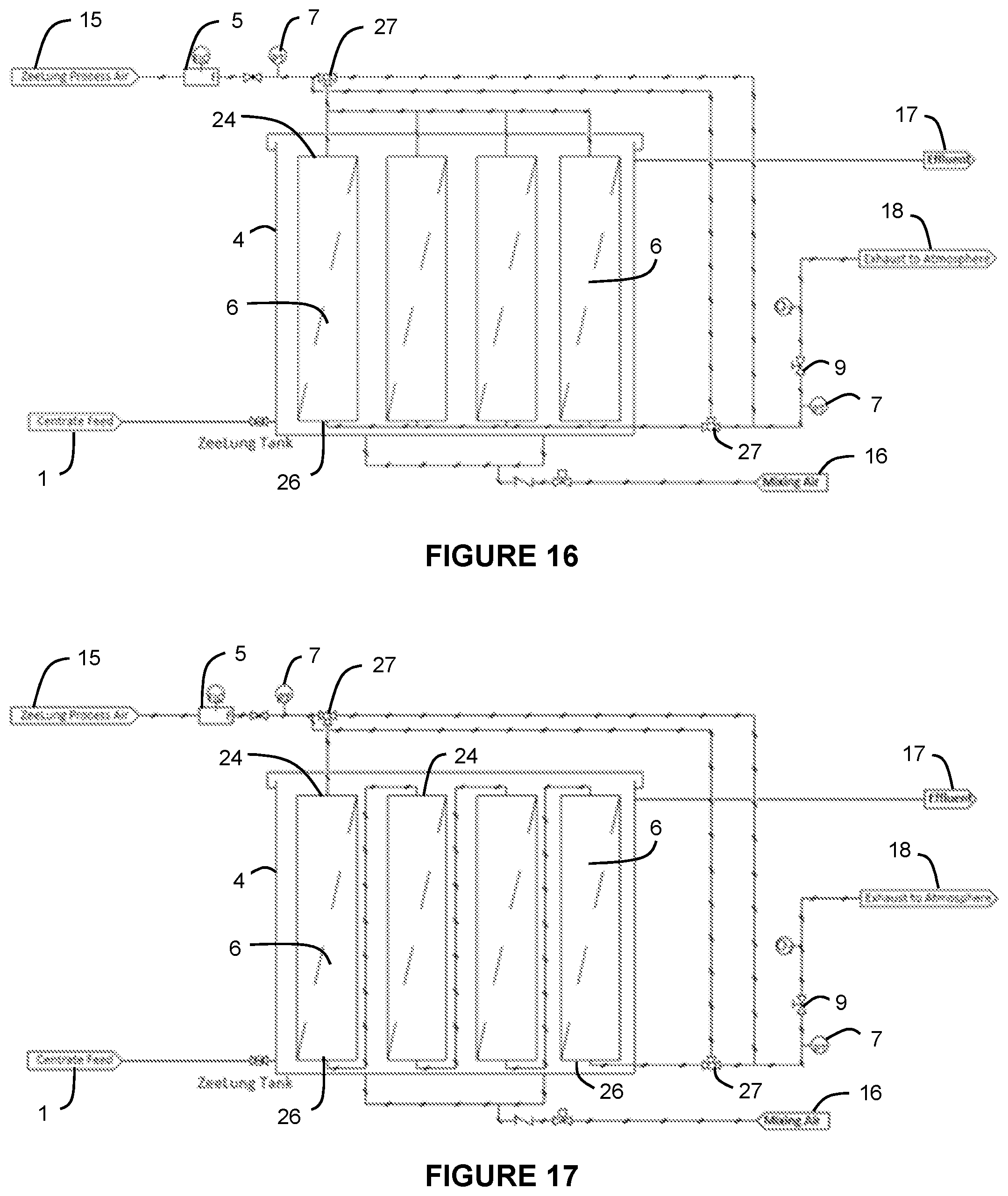 Patent US12297132 Figure 10 – Process and apparatus for nitritation using membrane aerated biofilm reactor