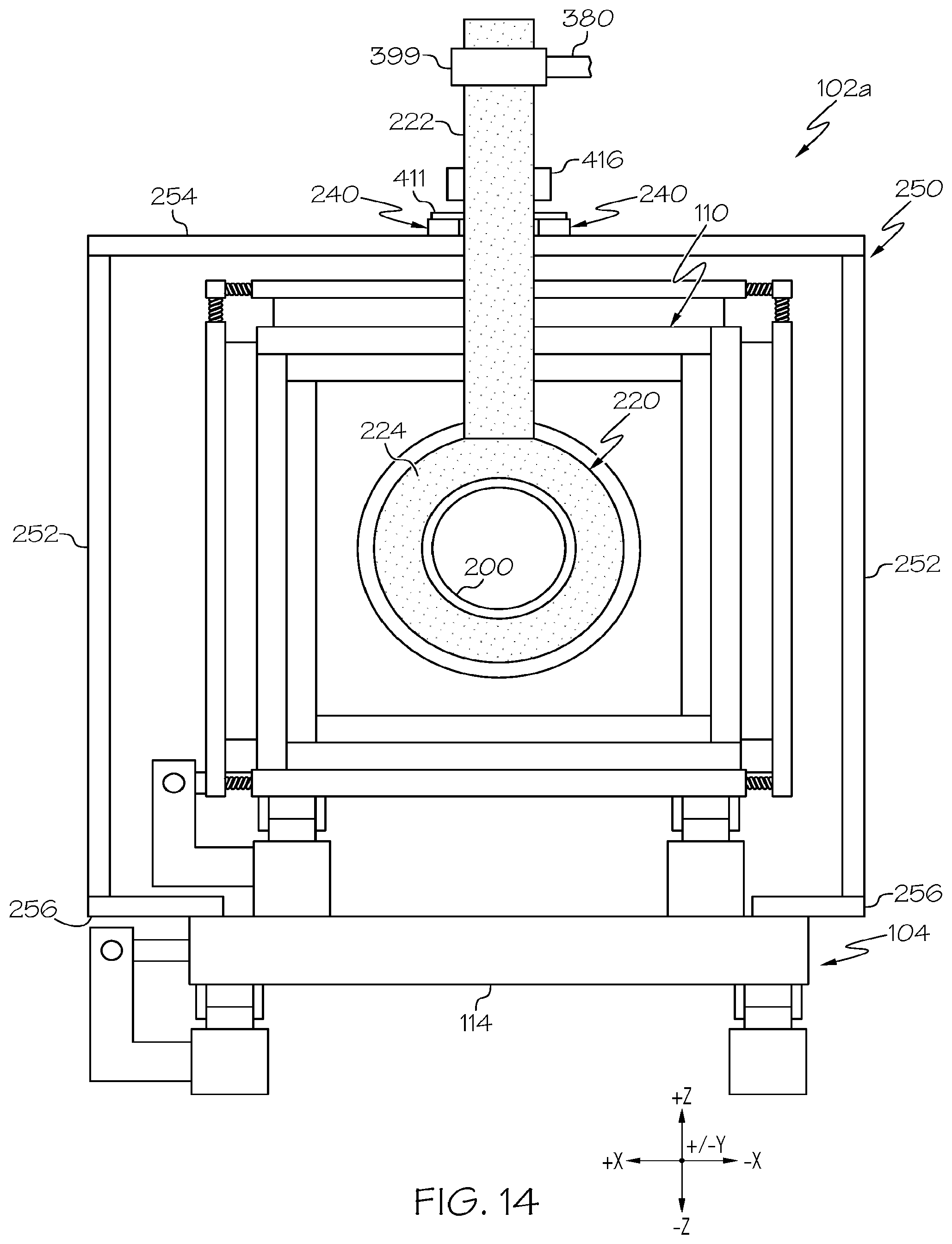 Patent US12297138 Figure 14 – Modular molten glass delivery apparatus