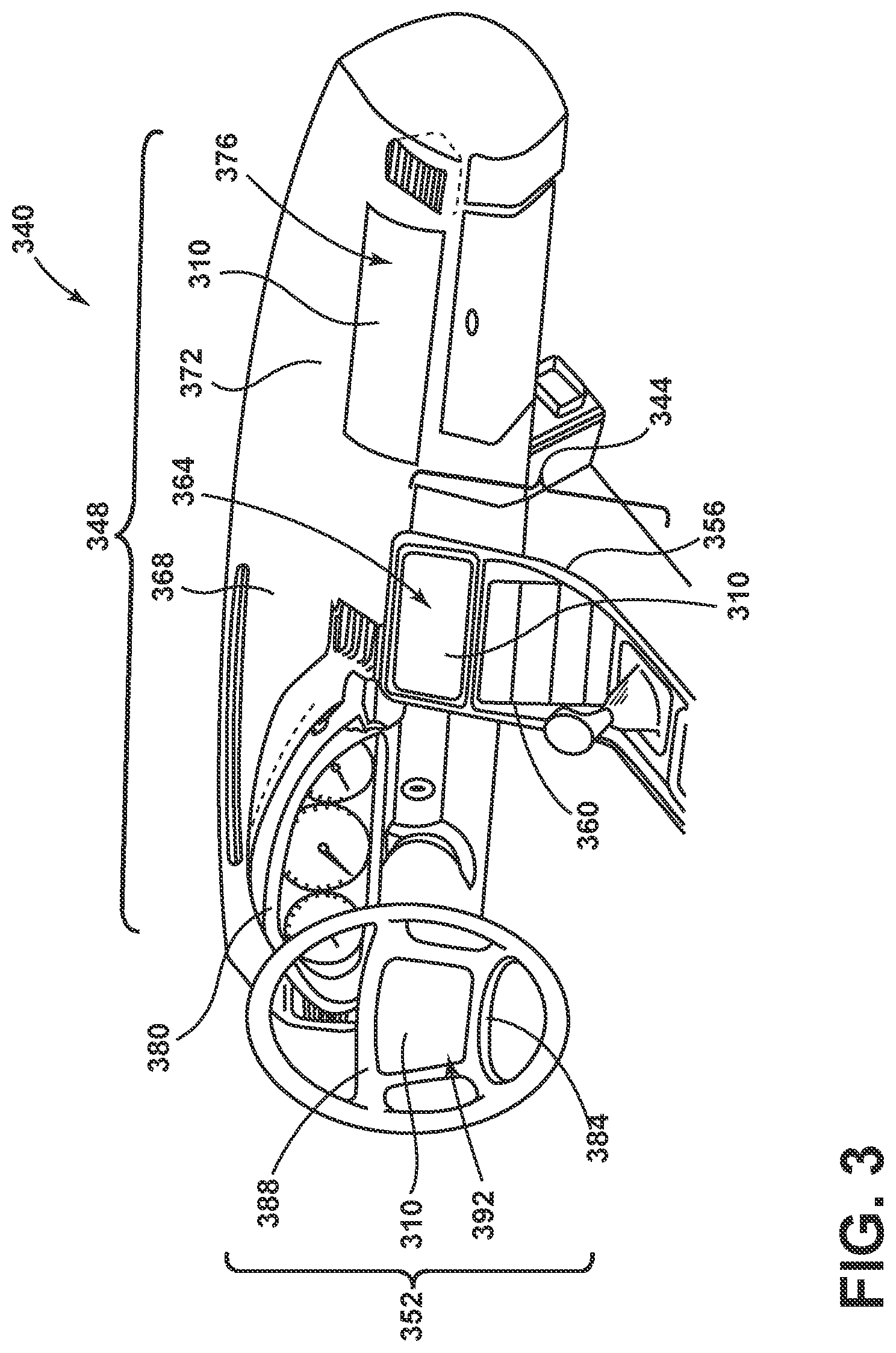 Patent US12297139 Figure 3 – Glass, glass-ceramic and ceramic articles with graded protective coatings having hardness and strength