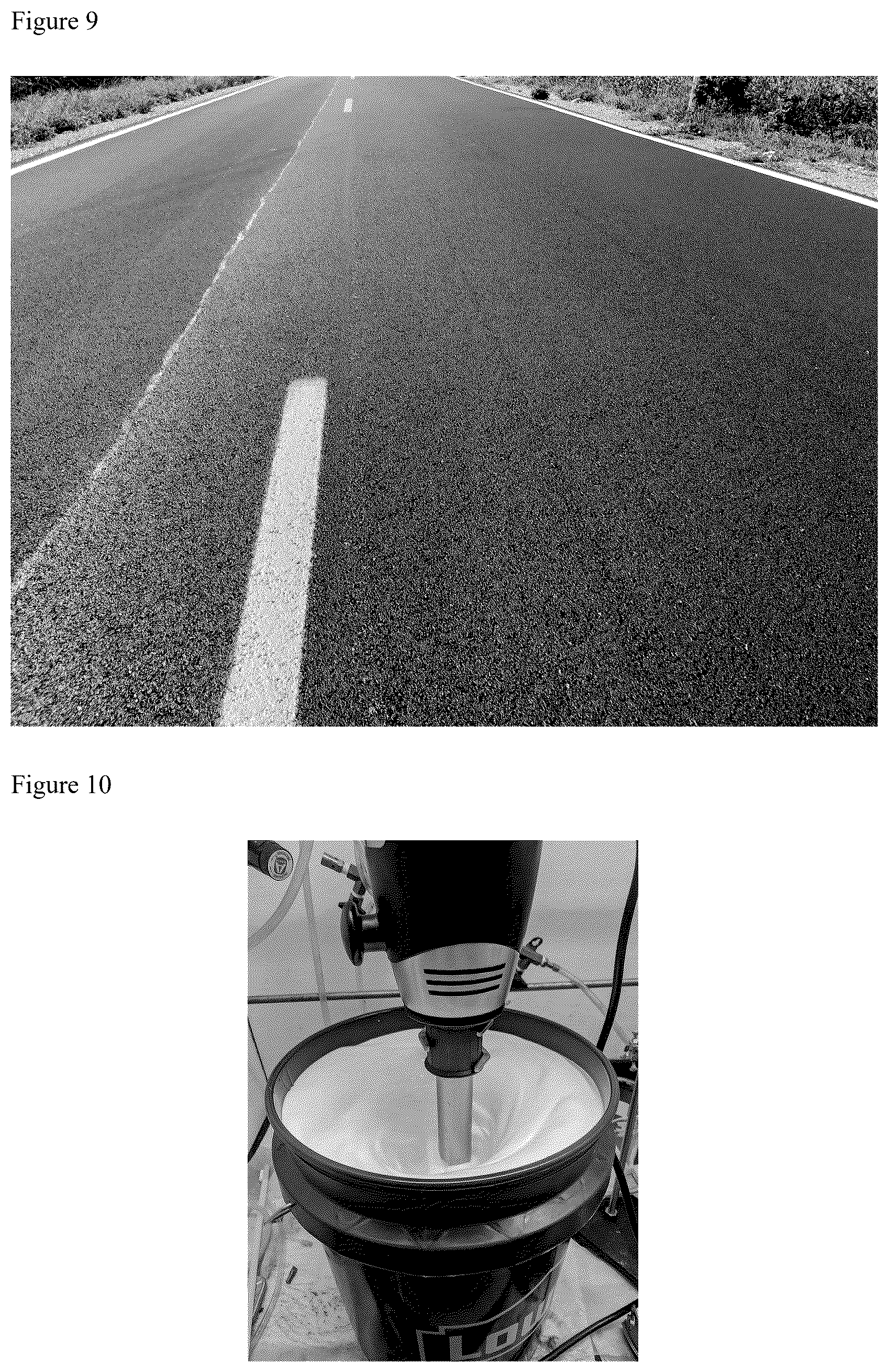 Patent US12297150 Figure 5 – Maintenance treatments useful for improving the performance of aged or brittle resinous binders in paving or roofing