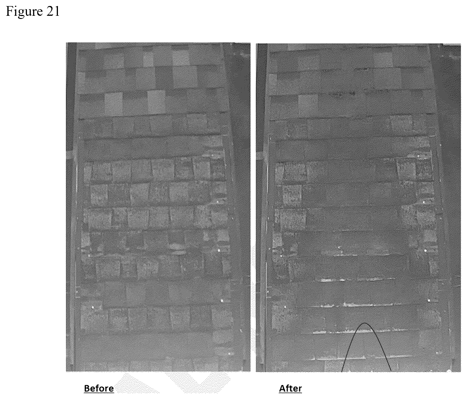 Patent US12297150 Figure 12 – Maintenance treatments useful for improving the performance of aged or brittle resinous binders in paving or roofing