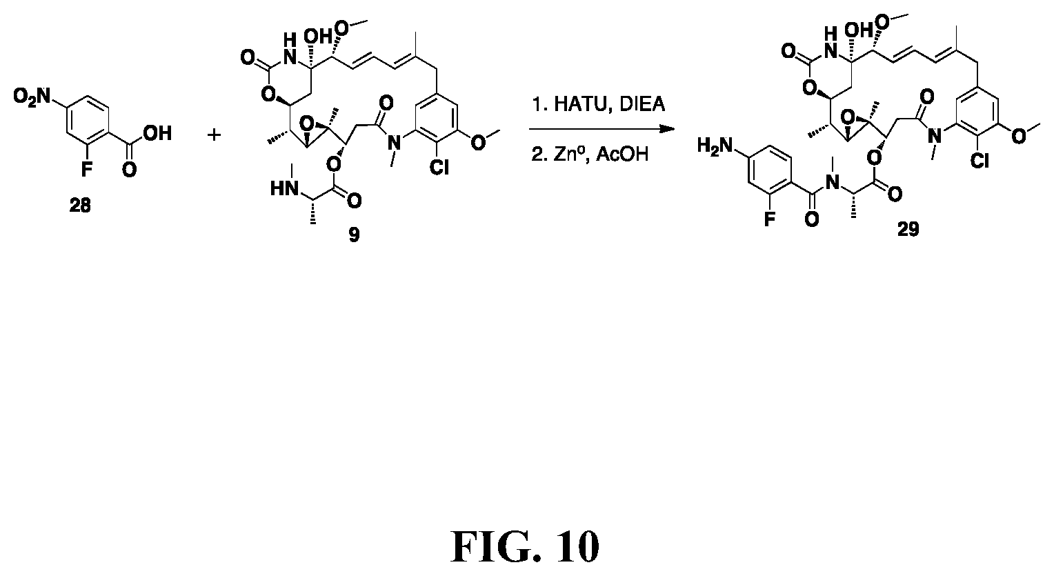Patent US12297207 Figure 10 – Maytansinoid derivatives, conjugates thereof, and methods of use