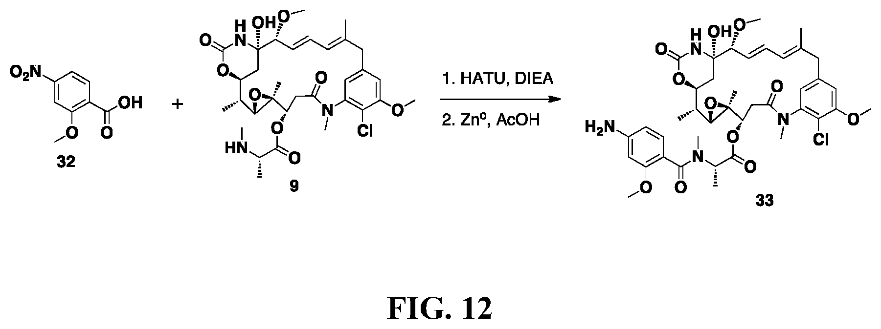 Patent US12297207 Figure 12 – Maytansinoid derivatives, conjugates thereof, and methods of use
