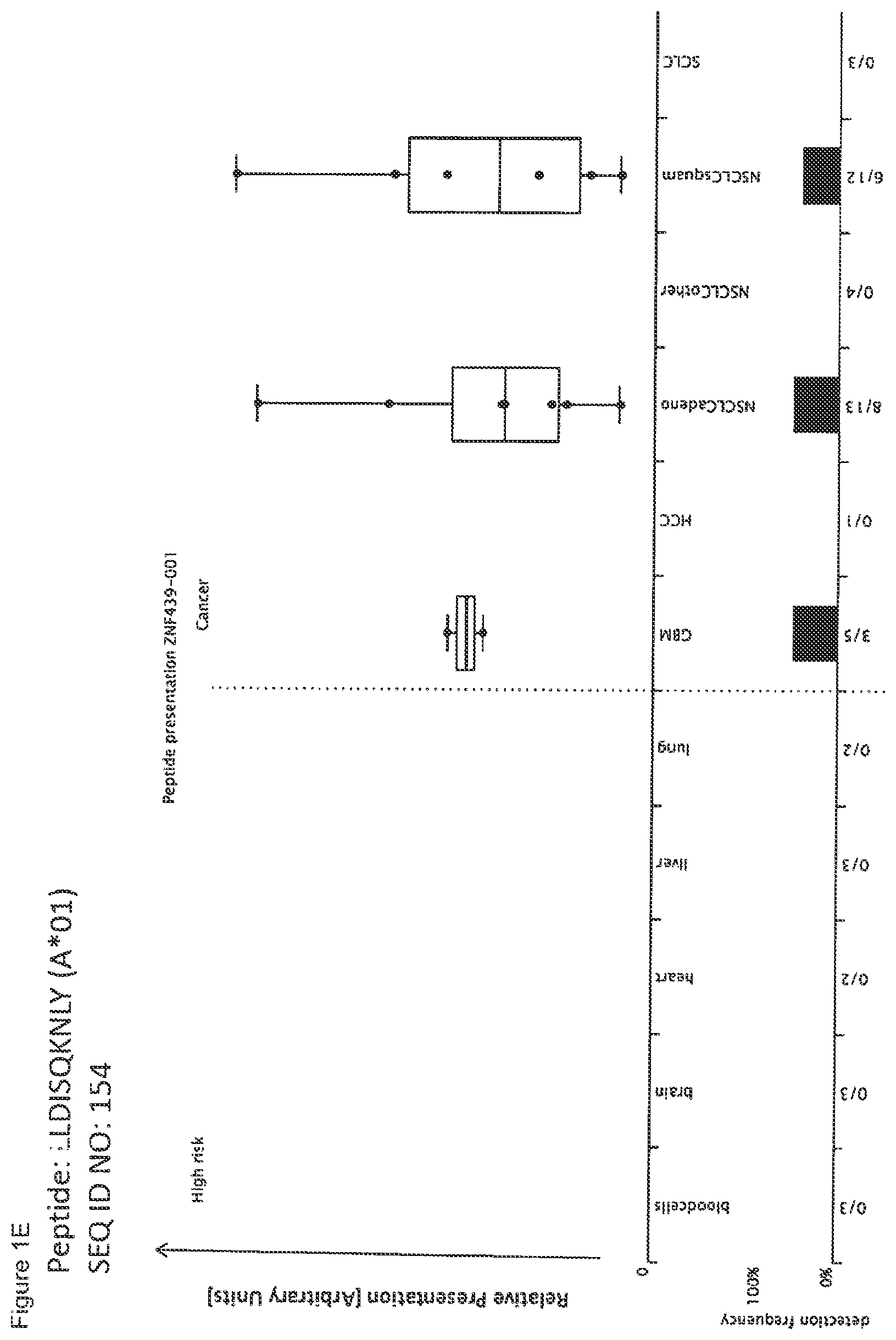 Patent US12297245 Figure 5 – Peptides and combination of peptides for use in immunotherapy against lung cancer, including NSCLC, SCLC and other cancers