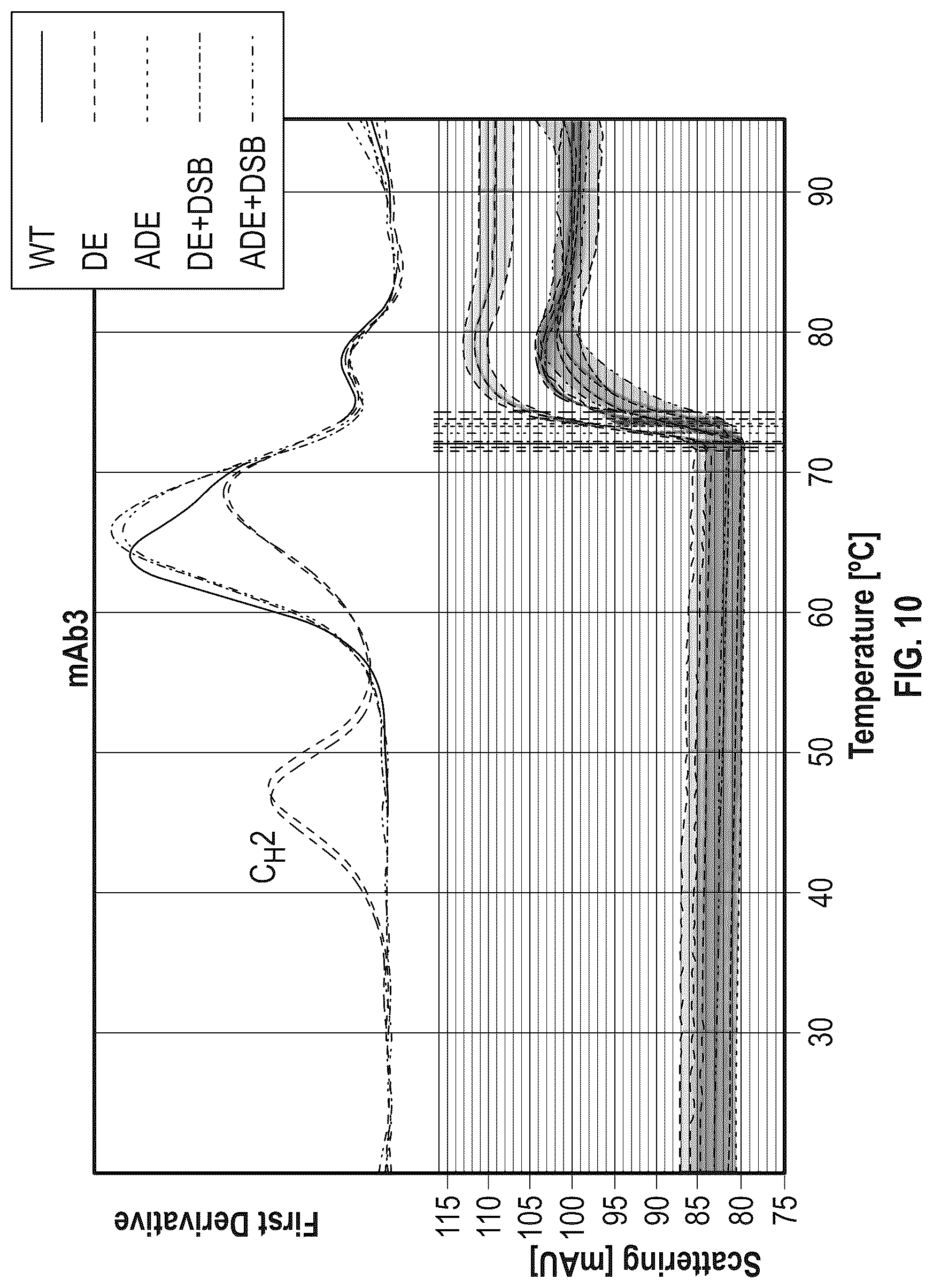 Patent US12297273 Figure 19 – Fc variant with enhanced affinity to Fc receptors and improved thermal stability