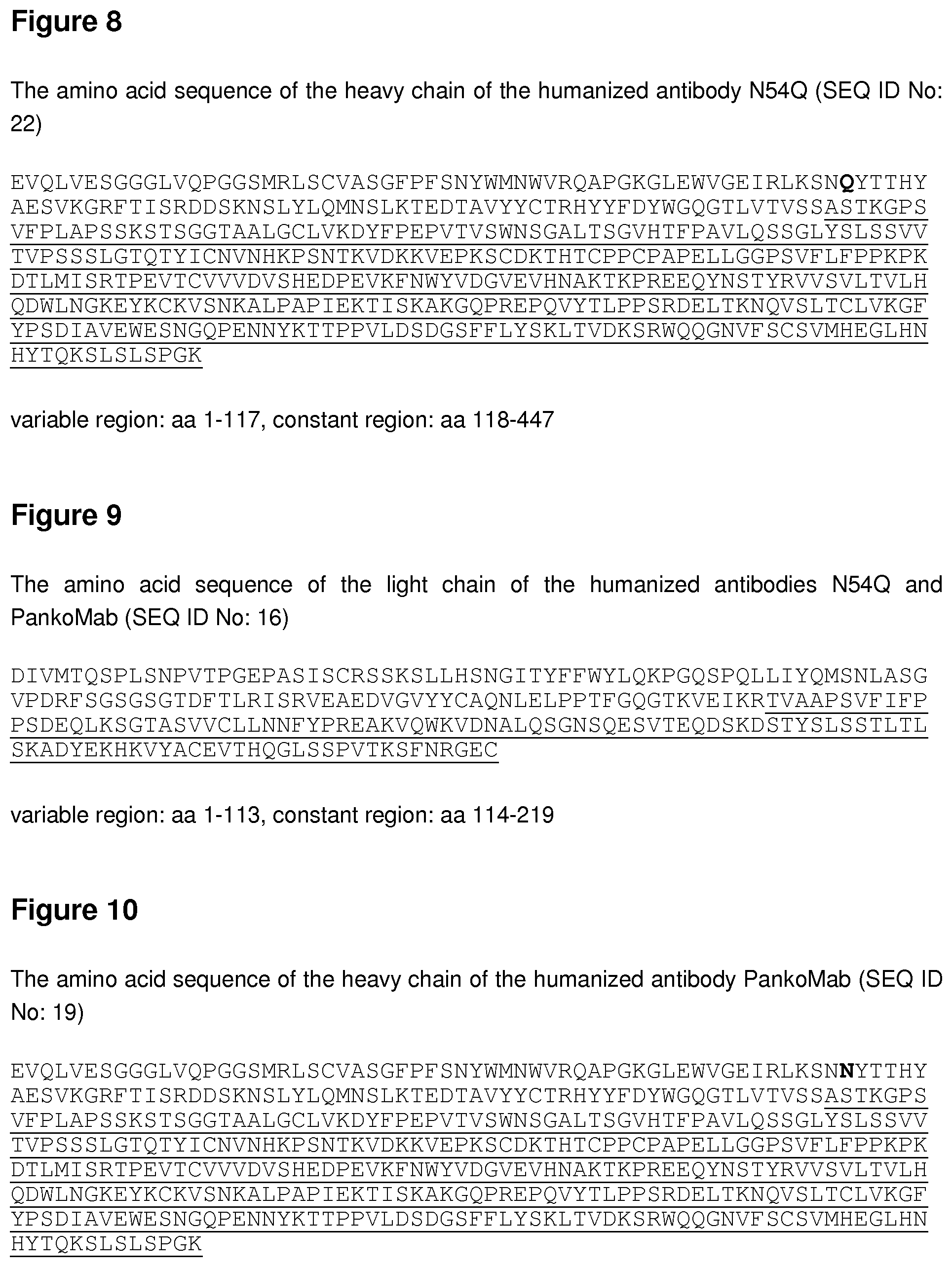 Patent US12297289 Figure 10 – Anti-MUC1 antibody