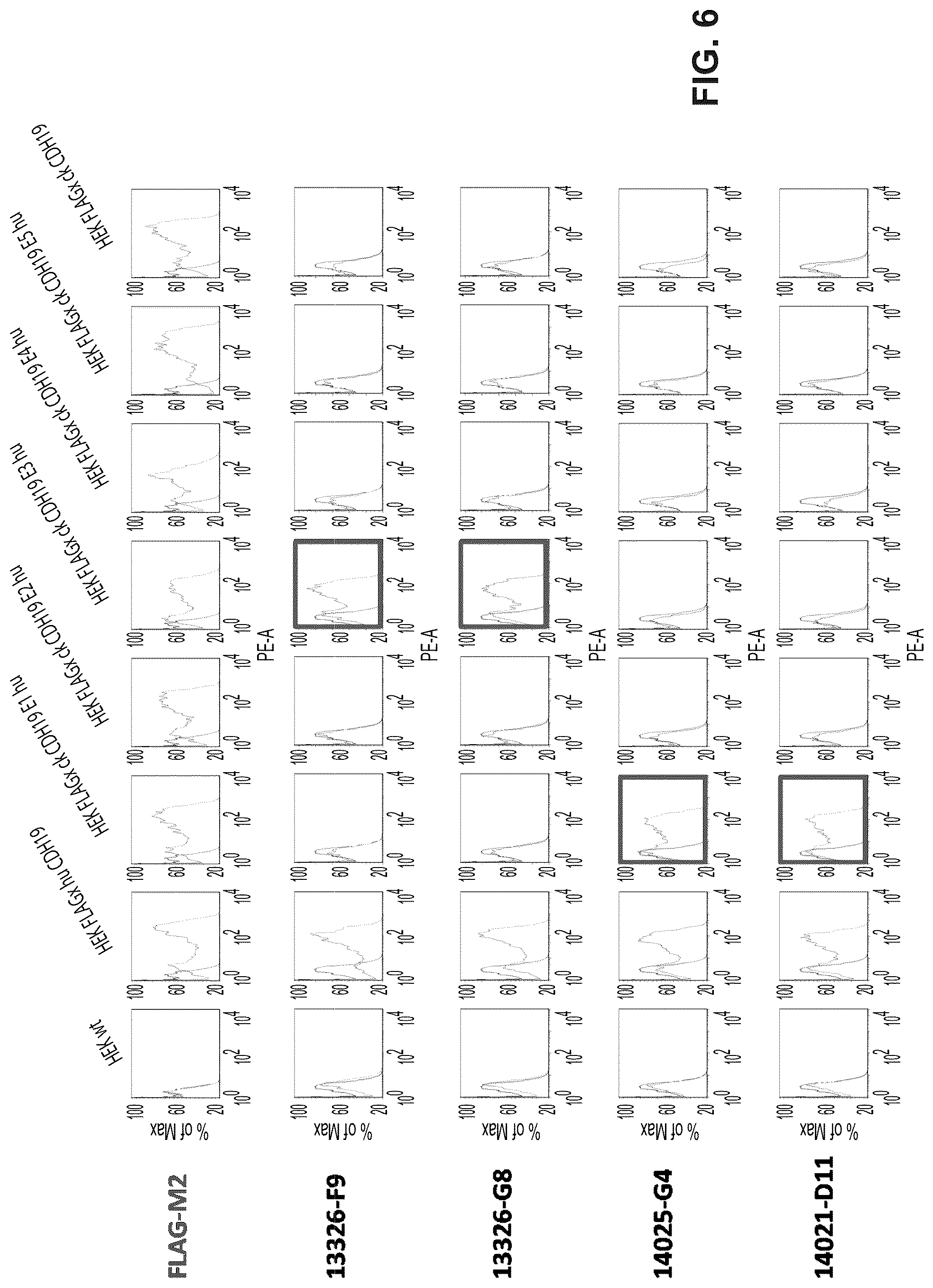 Patent US12297292 Figure 6 – Antibody constructs for CDH19 and CD3