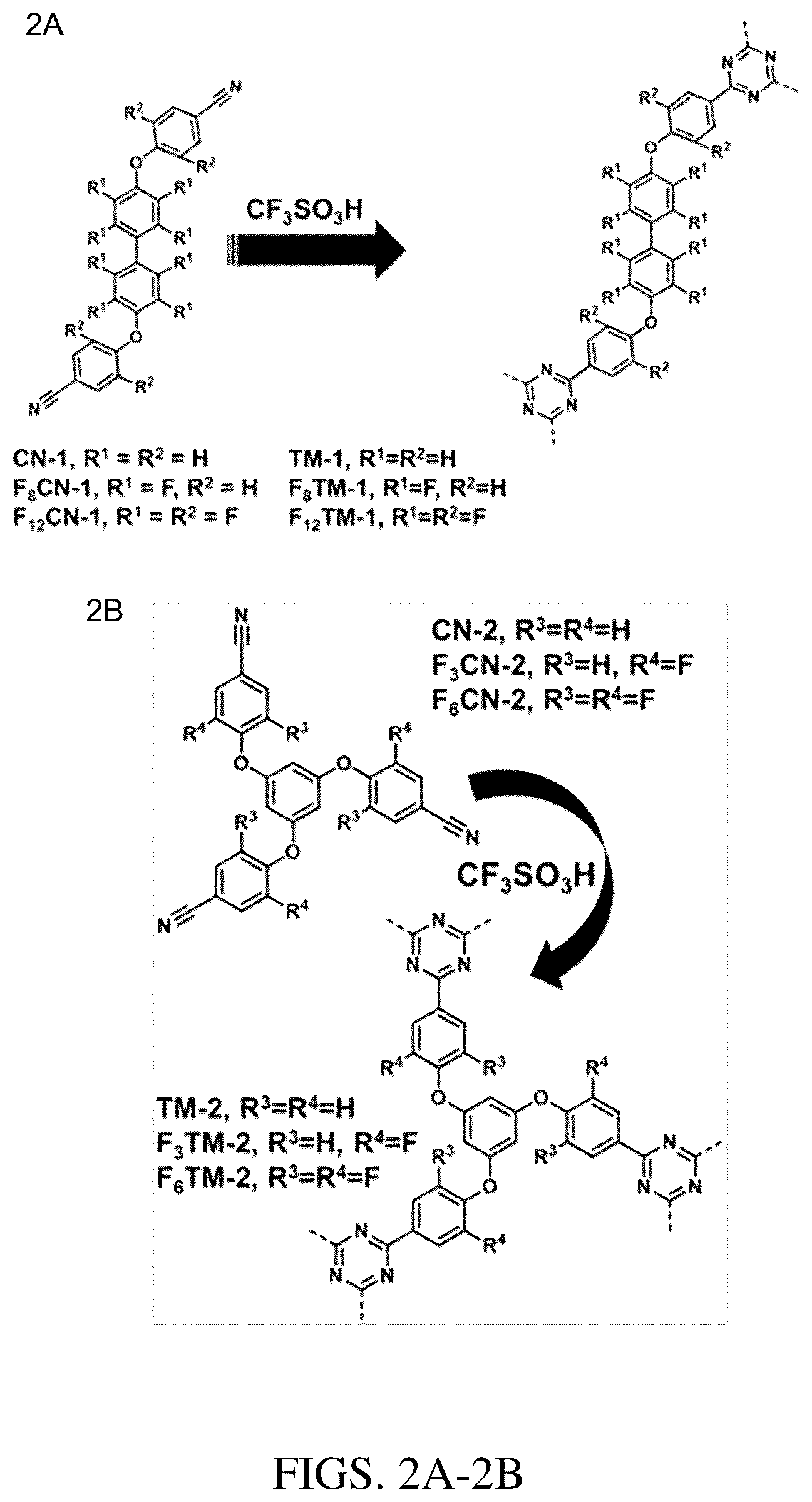 Patent US12297322 Figure 2 – Triazine-based membranes for gas separation