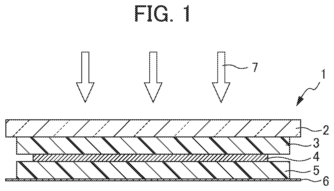 Patent US12297359 — Infrared-light-transmitting ink of dark color, and infrared-light-reflecting sheet obtained using same — Figure 1