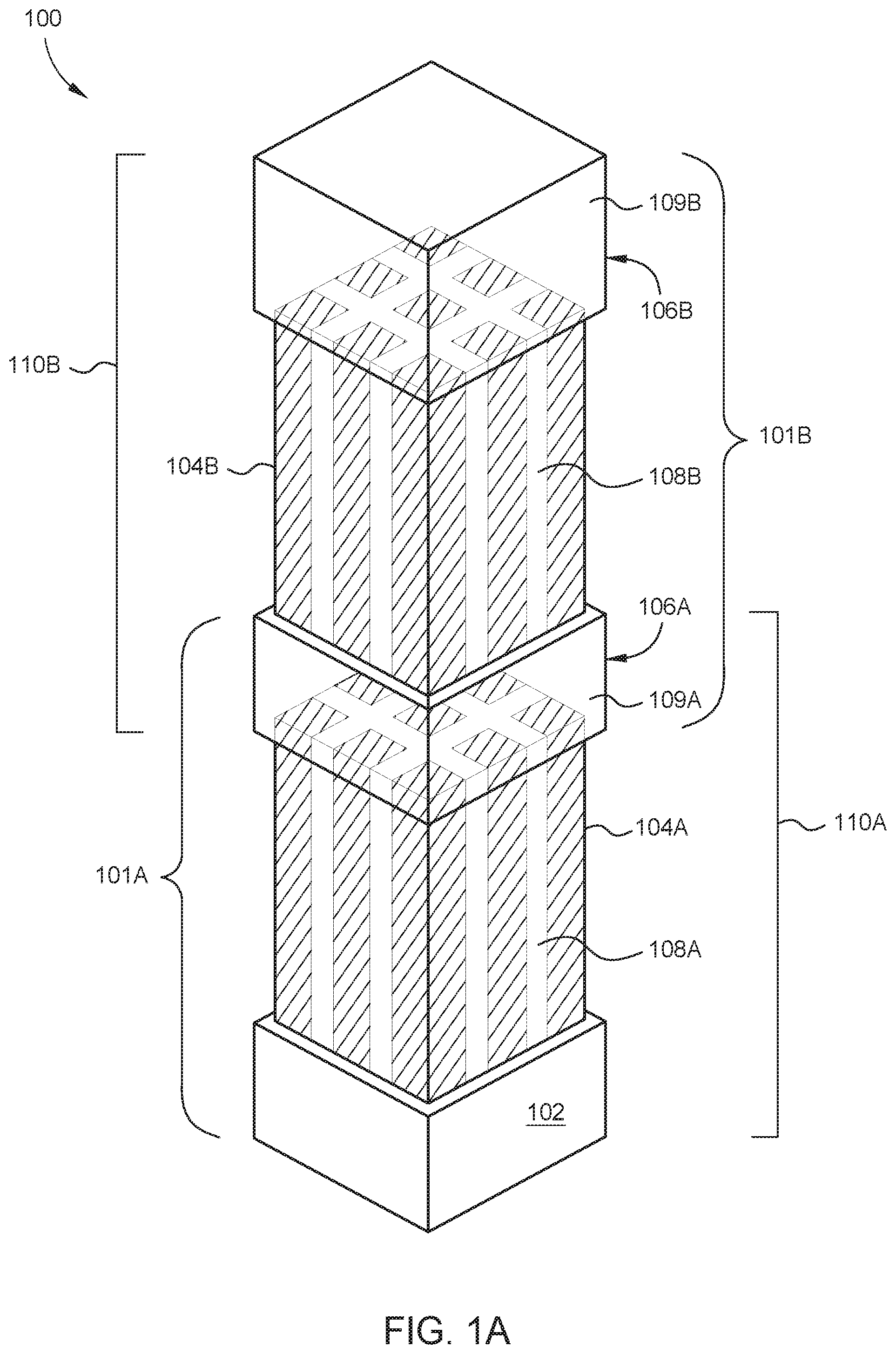 Patent US12297367 — Encapsulation materials for flat optical devices — Figure 1