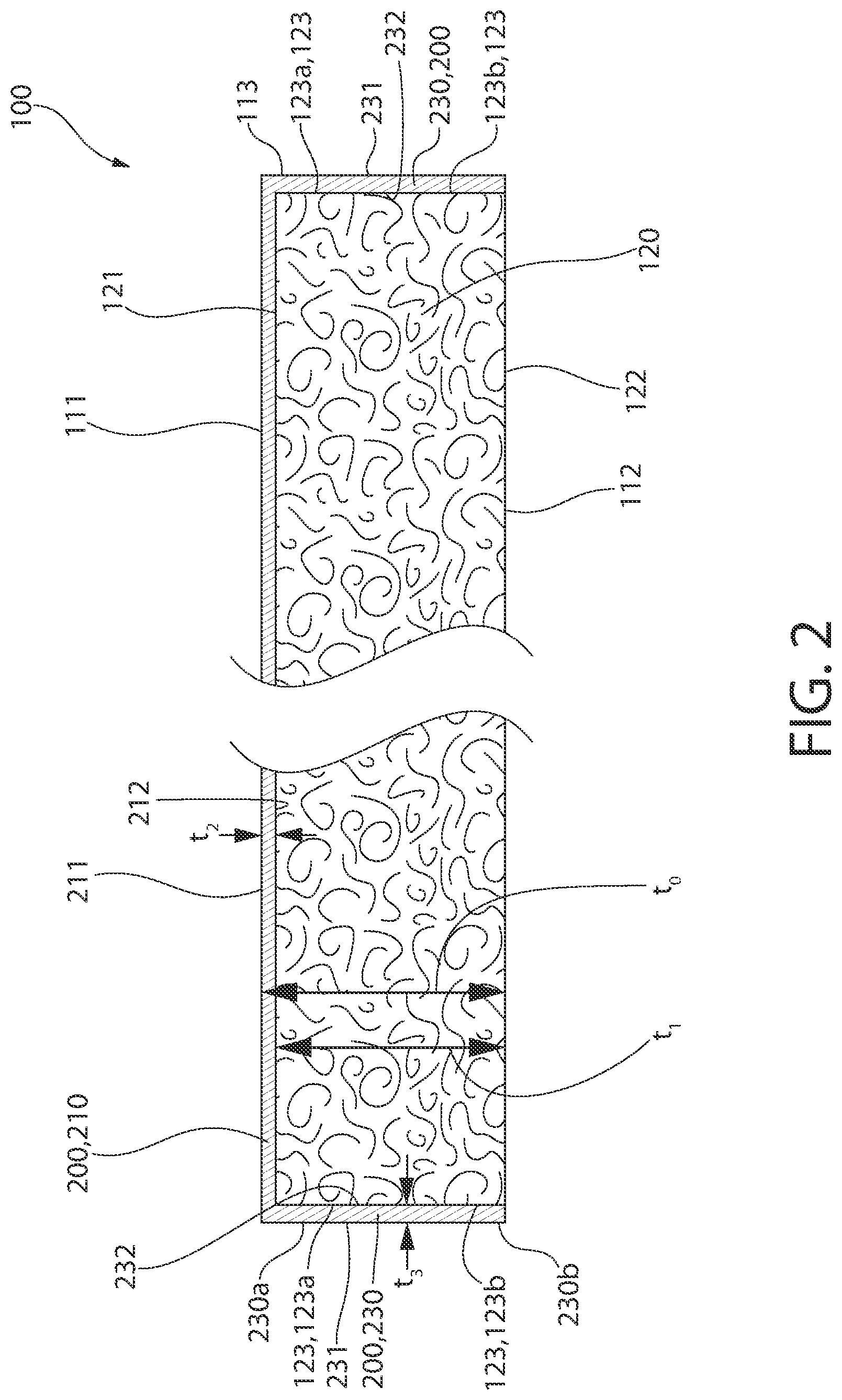 Patent US12297371 Figure 2 – Antimicrobial and antiviral building panels
