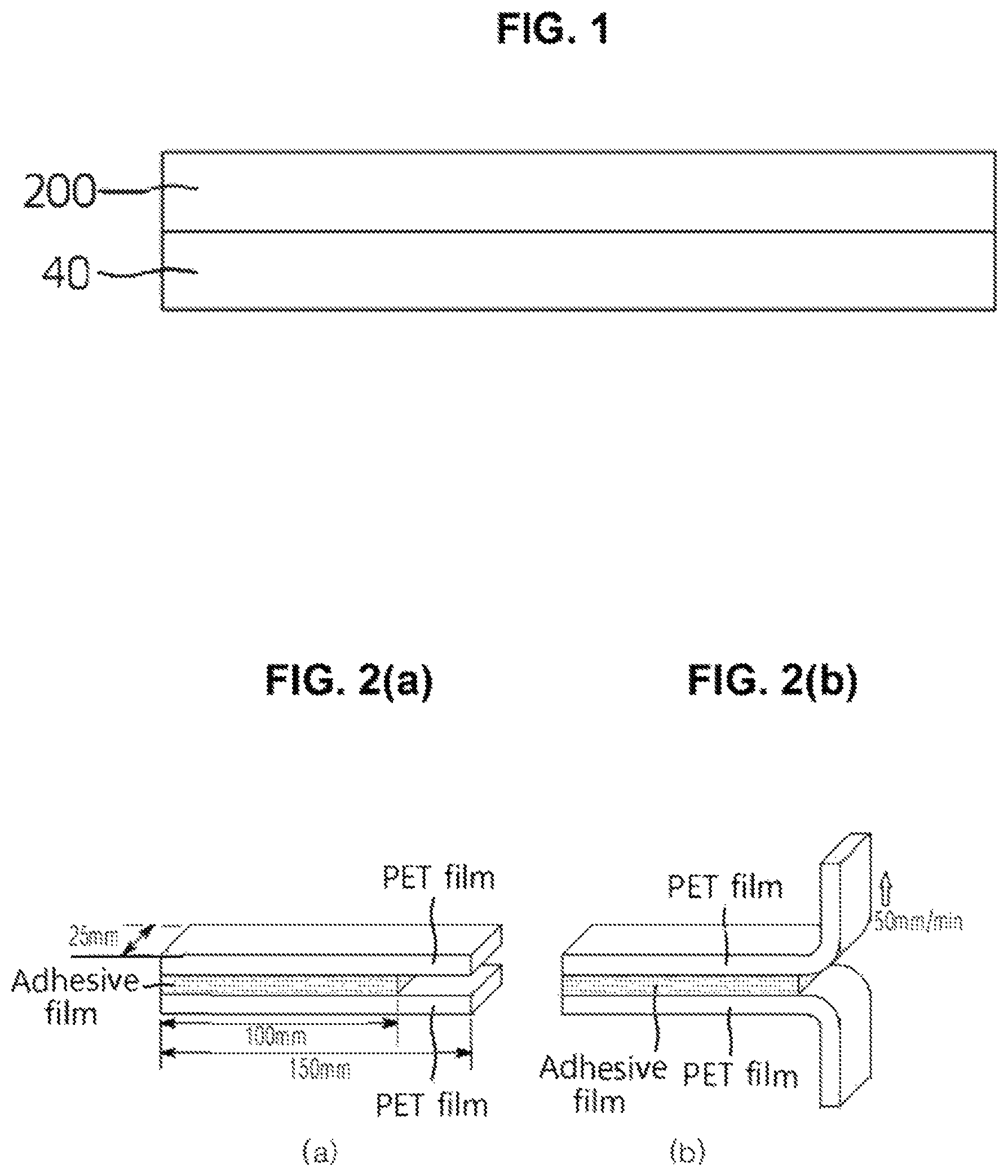 Patent US12297382 Figure 1 – Adhesive composition, adhesive film prepared from the same and display member including the same