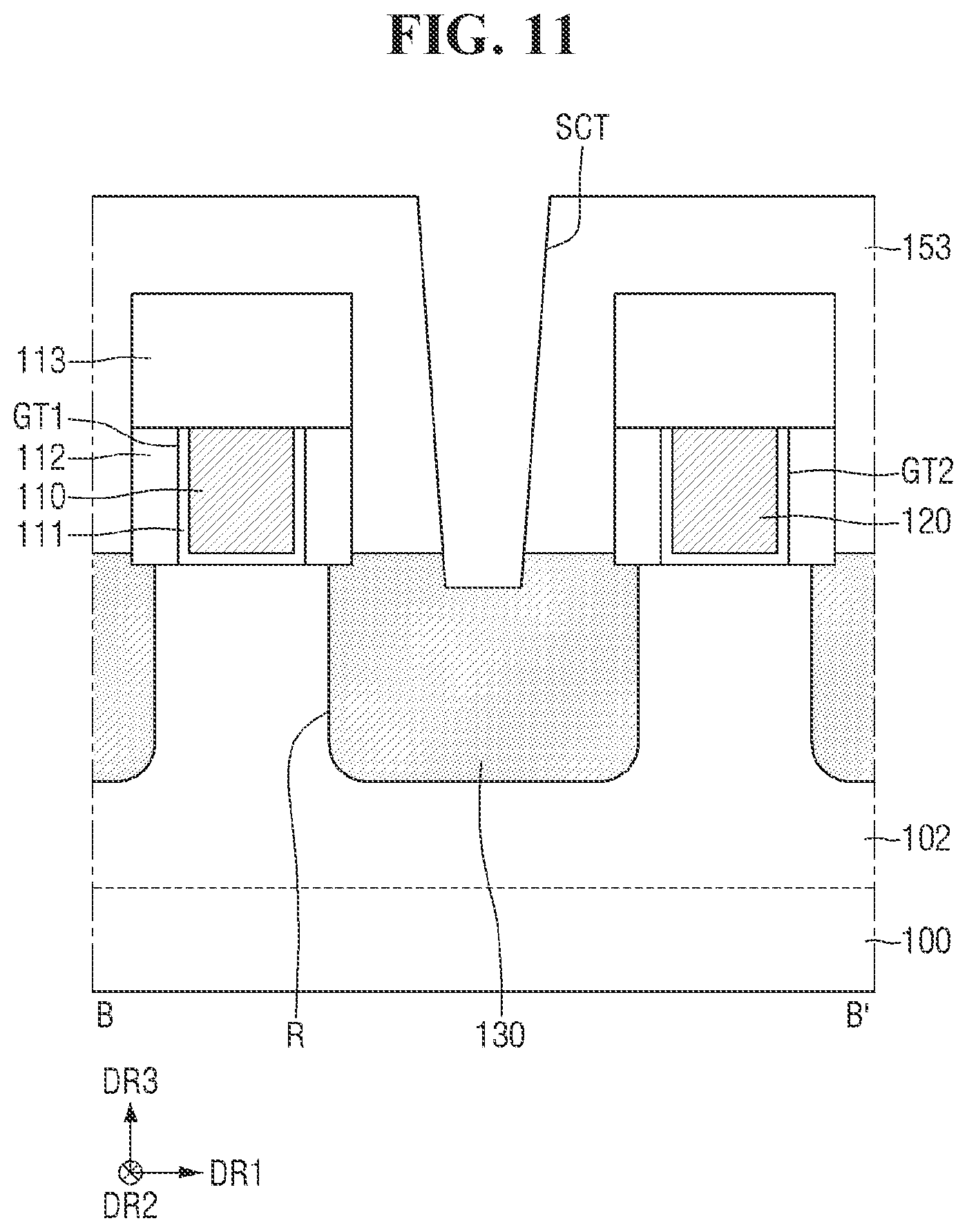 Patent US12297385 Figure 11 – Etching compositions and methods for fabricating semiconductor devices by using the same