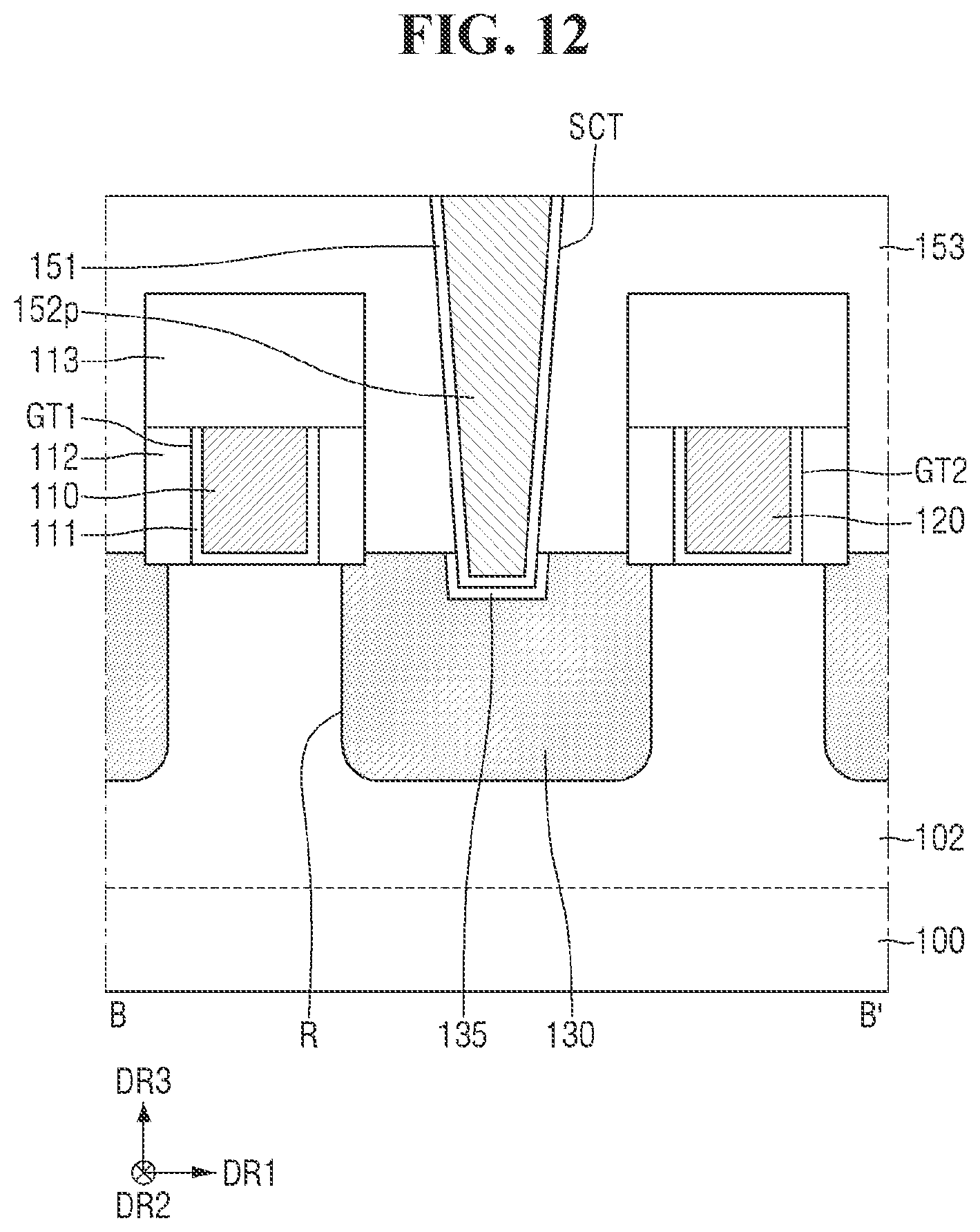 Patent US12297385 Figure 12 – Etching compositions and methods for fabricating semiconductor devices by using the same