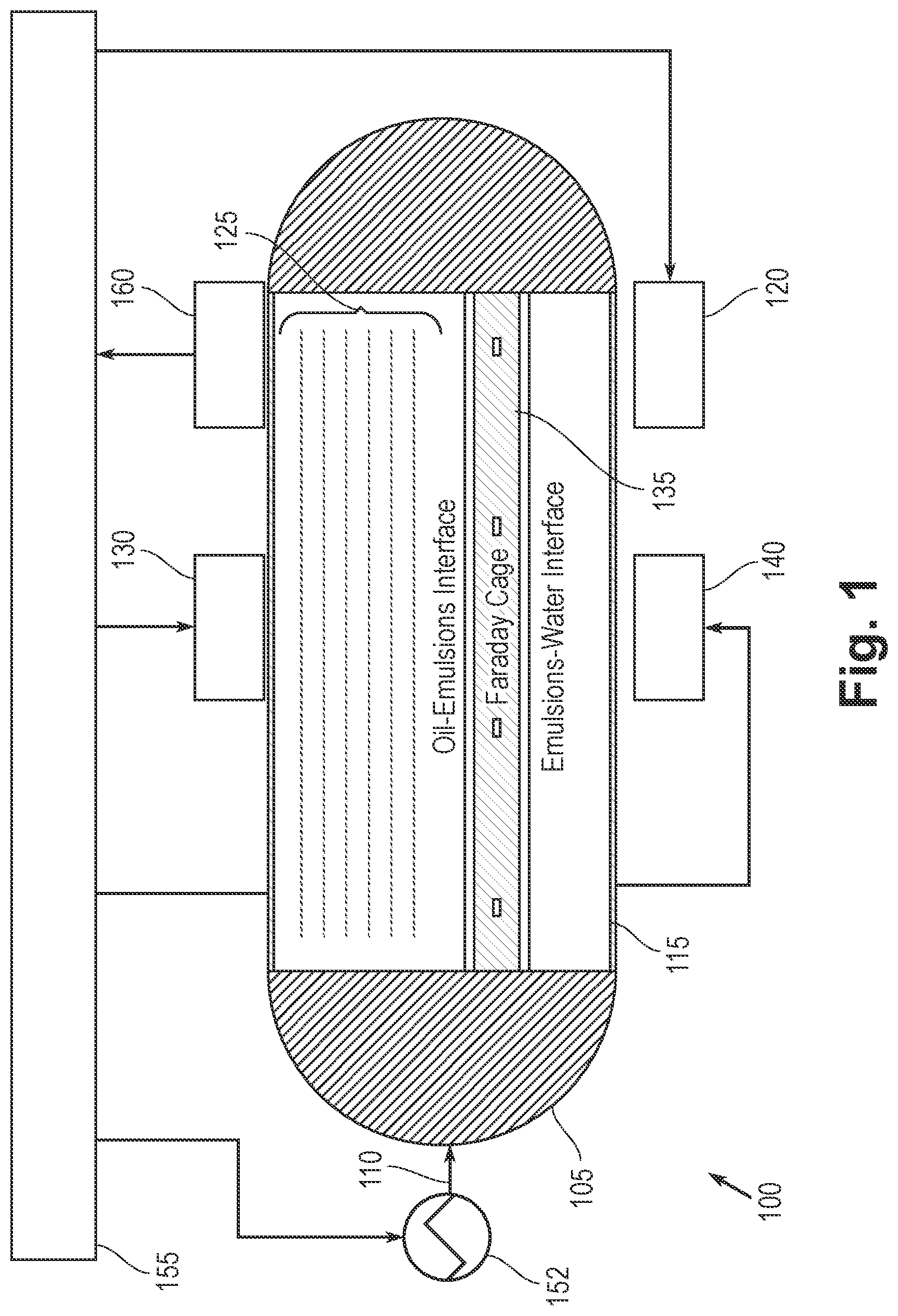 Patent US12297392 Figure 1 – Microwave assisted oil-water separator
