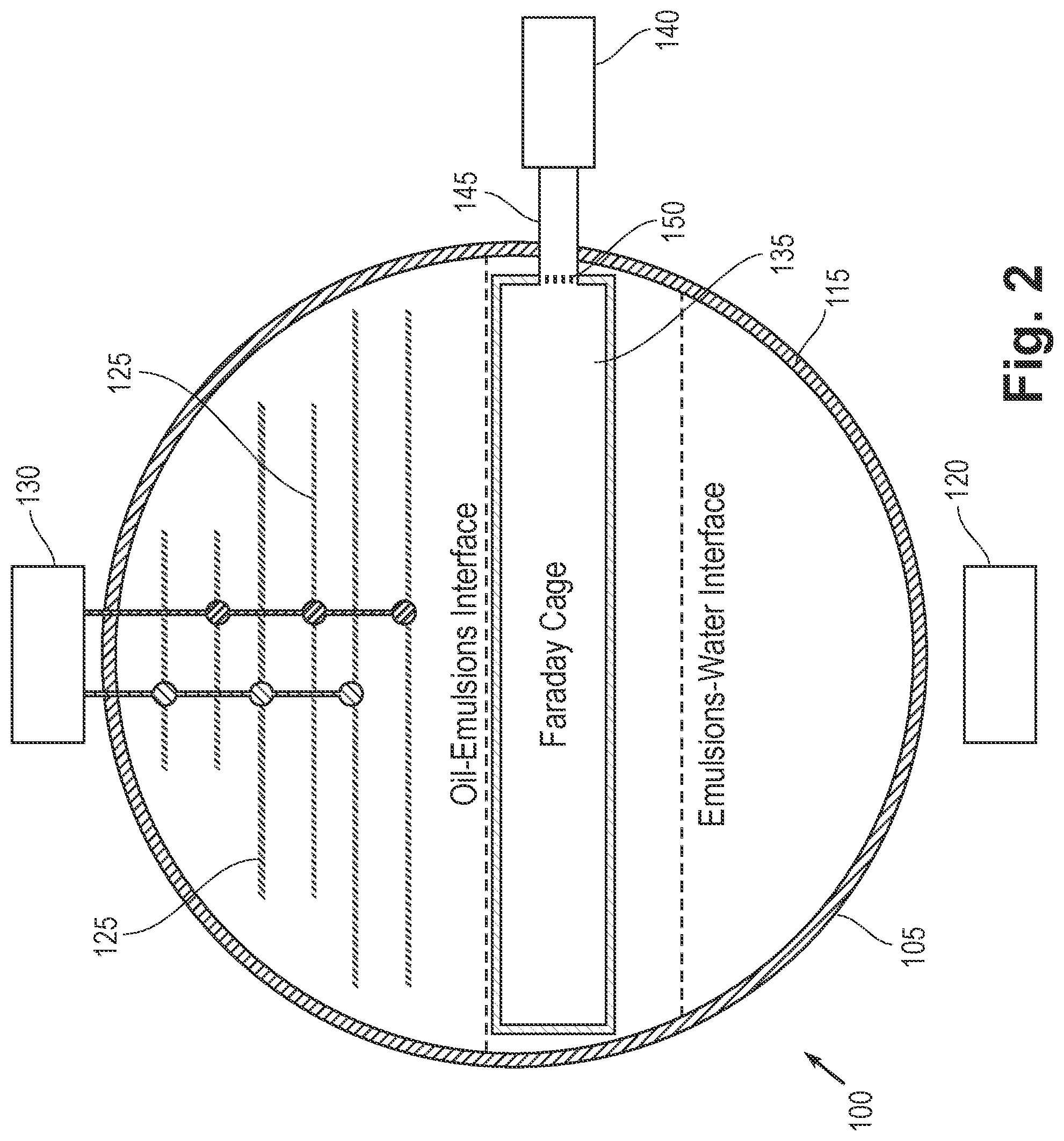 Patent US12297392 Figure 2 – Microwave assisted oil-water separator