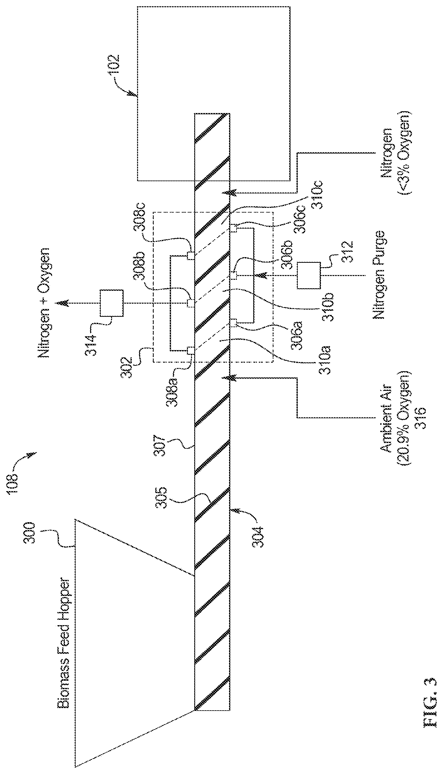 Patent US12297398 Figure 3 – Methods and apparatus for enhancing the energy content of carbonaceous materials from pyrolysis