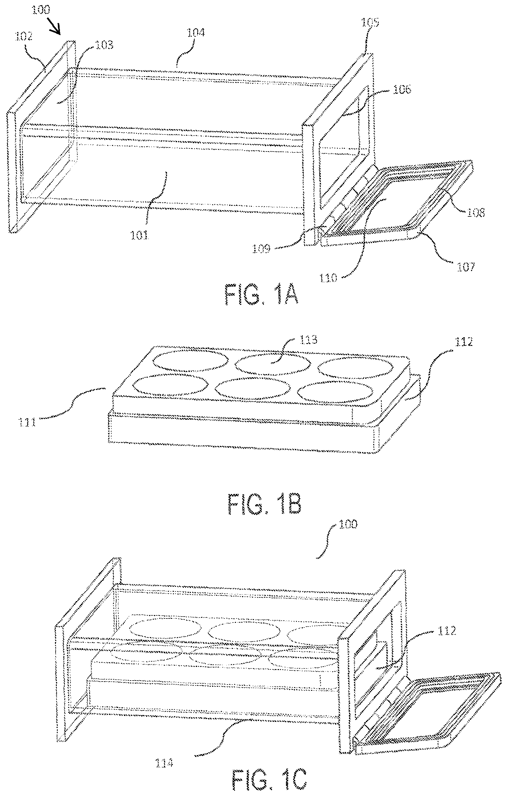 Patent US12297411 Figure 1 – Automated cell culture incubators comprising selectively permeable cell culture vessel storage compartments