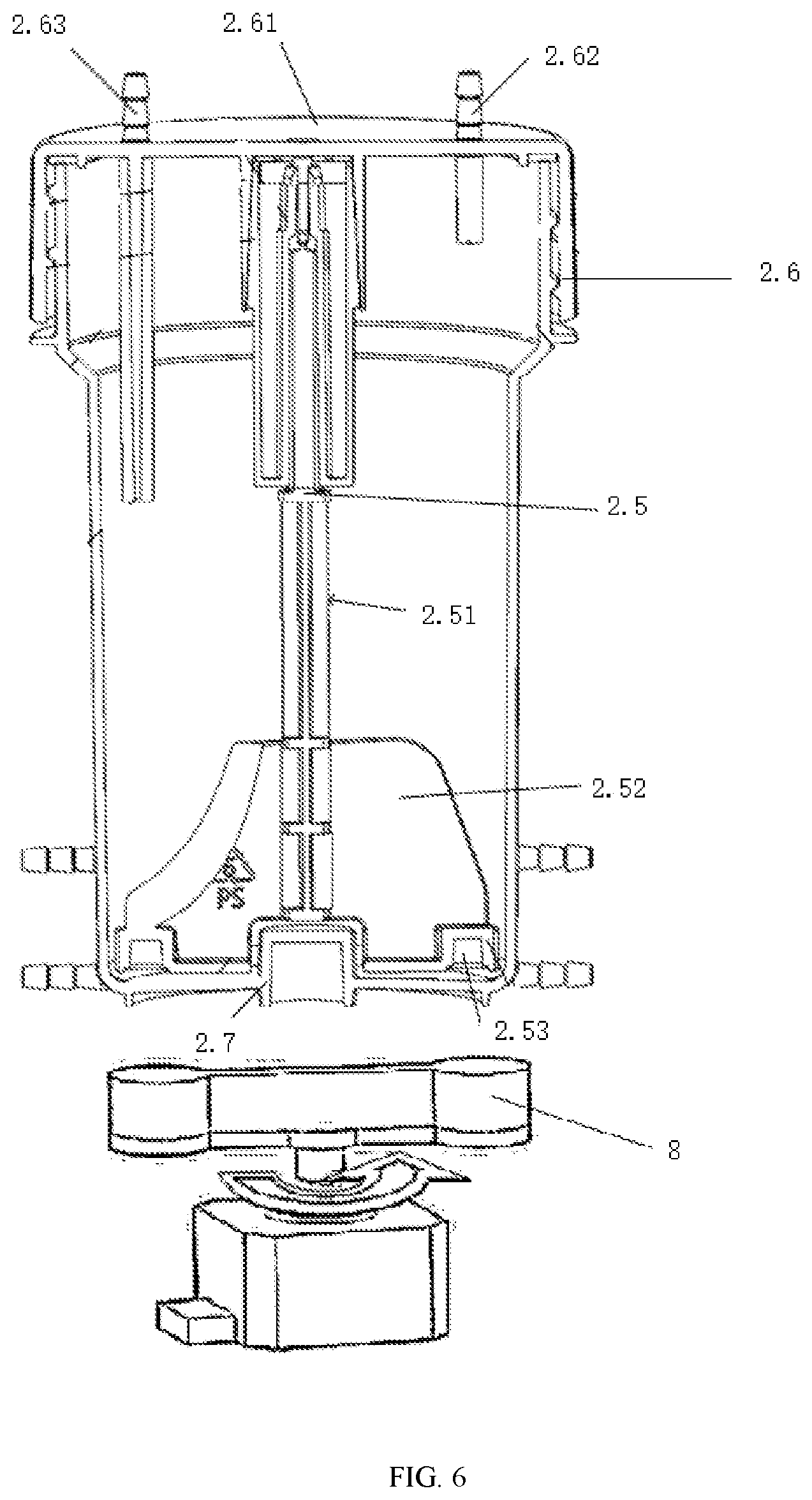 Patent US12297415 Figure 6 – Fully enclosed cell culture system