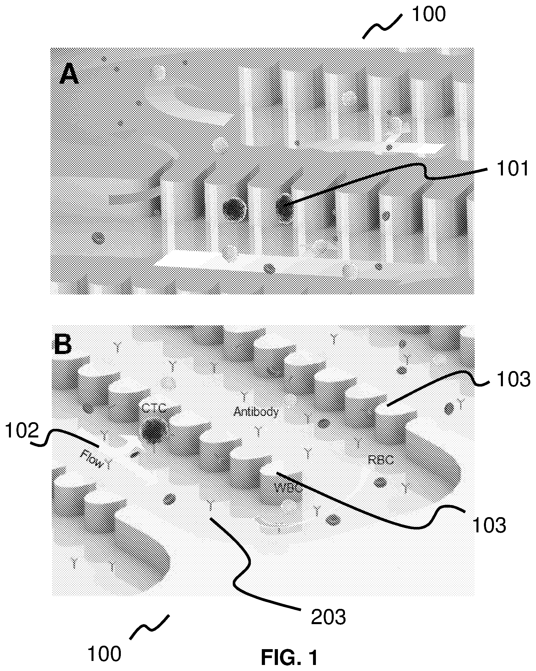 Patent US12297417 — Lateral filter array microfluidic device — Figure 1