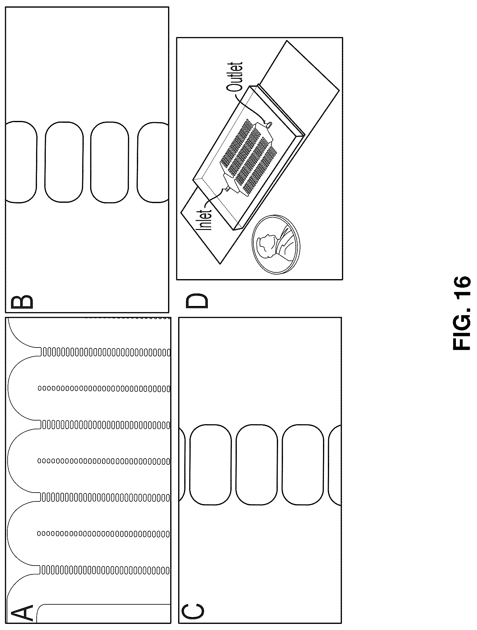 Patent US12297417 Figure 17 – Lateral filter array microfluidic device