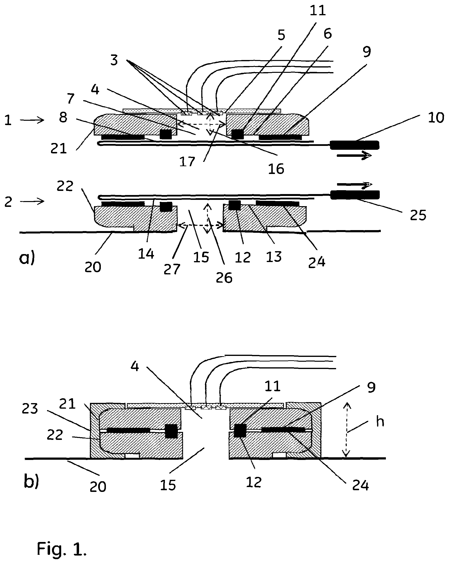 Patent US12297418 Figure 1 – Aseptically connectable sensor patch