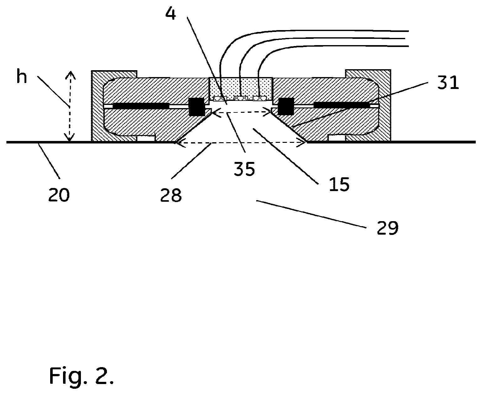 Patent US12297418 Figure 2 – Aseptically connectable sensor patch