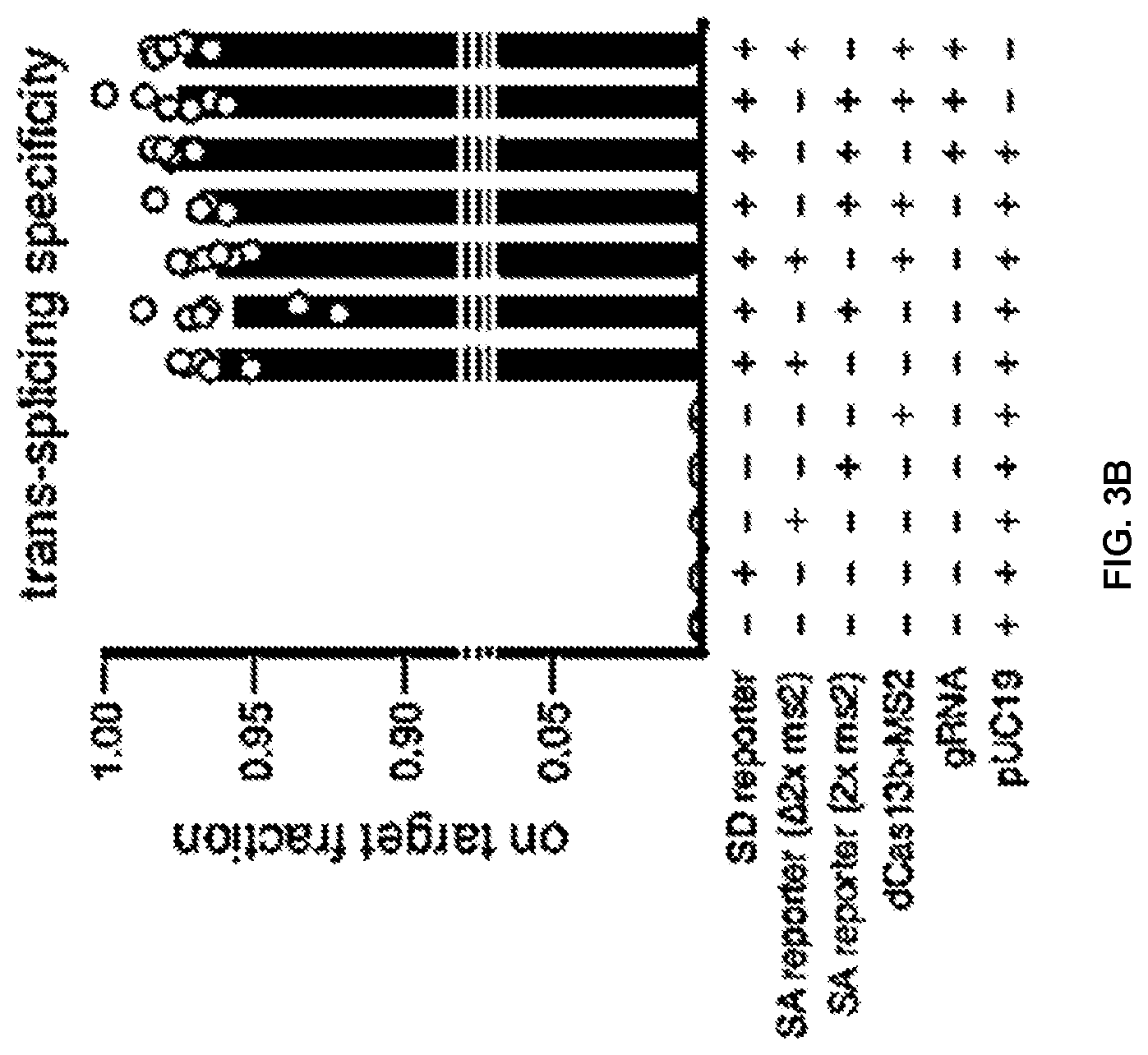 Patent US12297433 Figure 5 – Targeted trans-splicing using CRISPR/Cas13