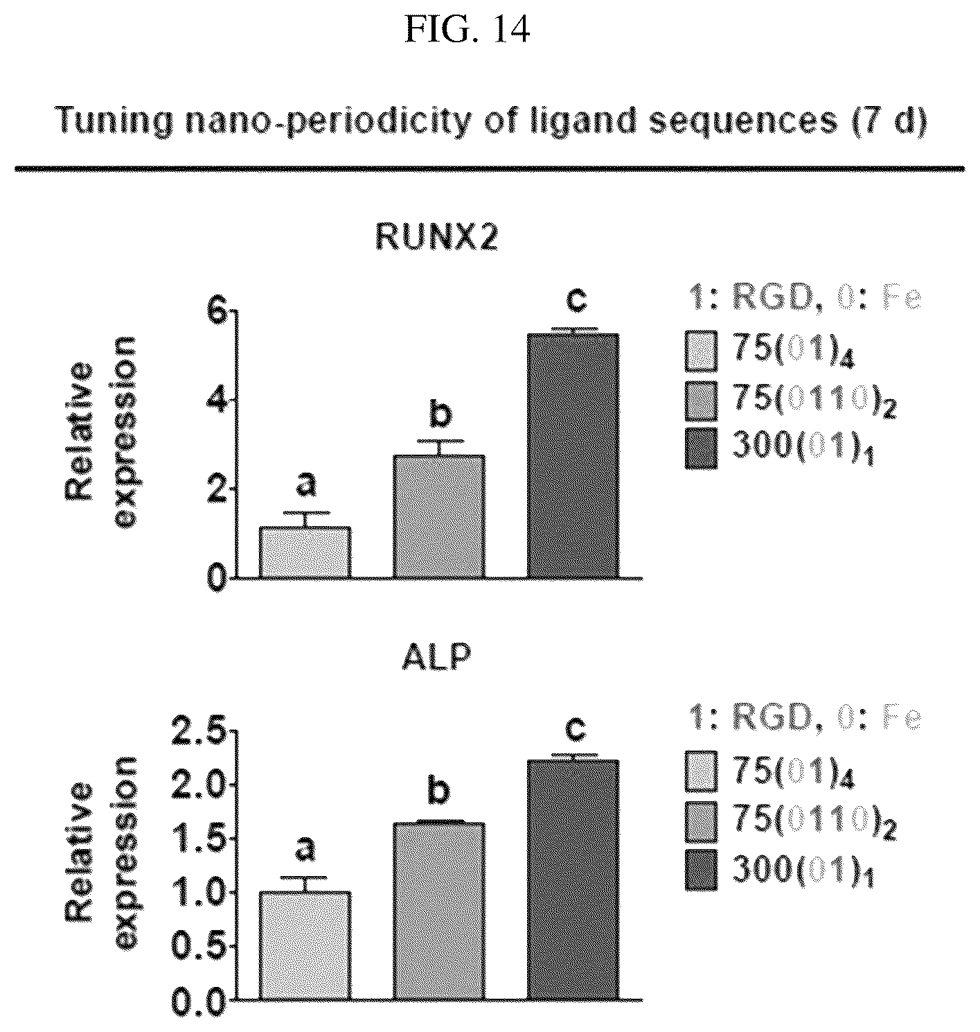 Patent US12297456 Figure 14 – Nanobarcode for controlling cell adhesion and differentiation of stem cells, preparation method thereof, and method of controlling adhesion and differentiation of stem cells by using the same