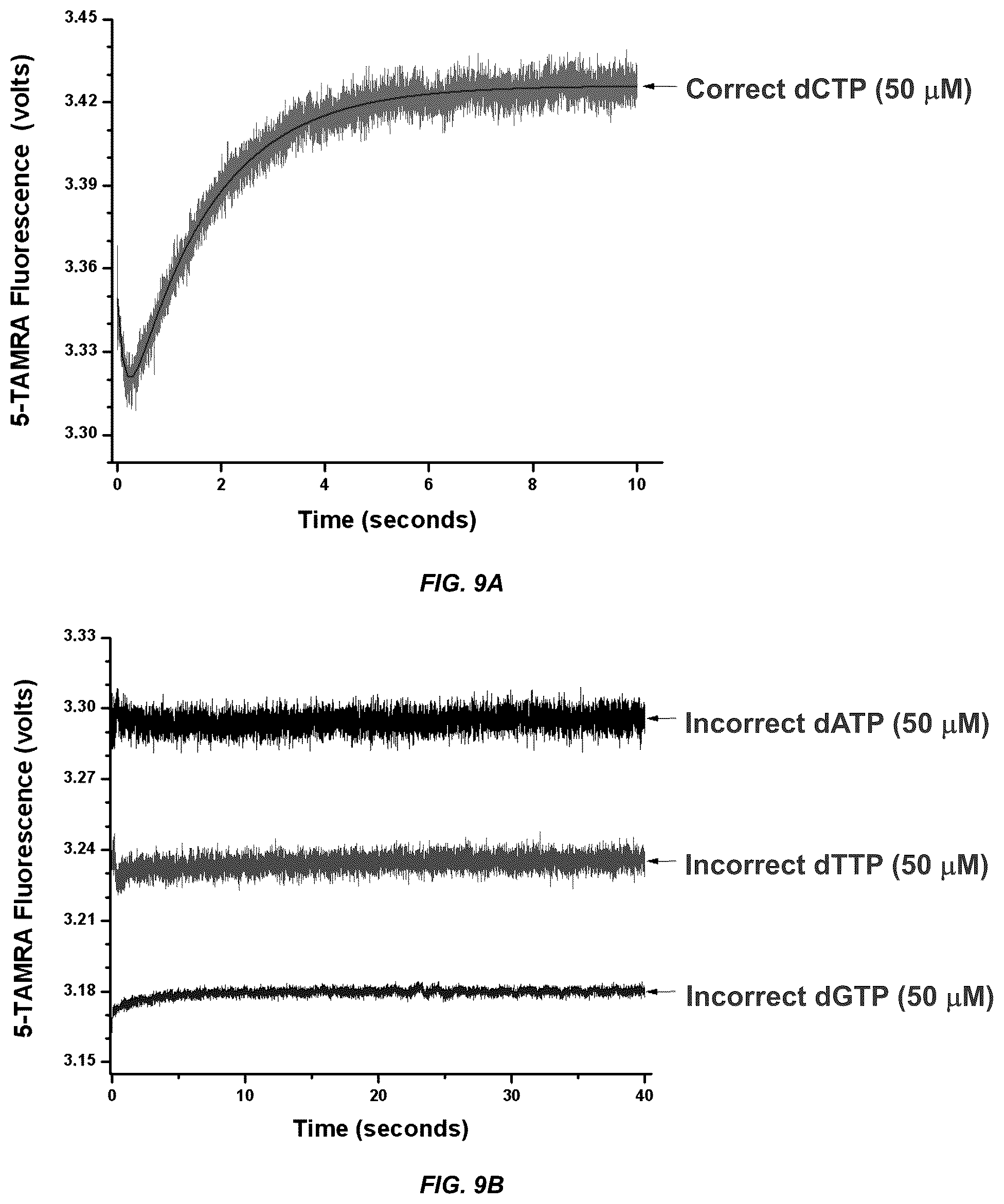 Patent US12297498 Figure 10 – Conformational probes and methods for sequencing nucleic acids