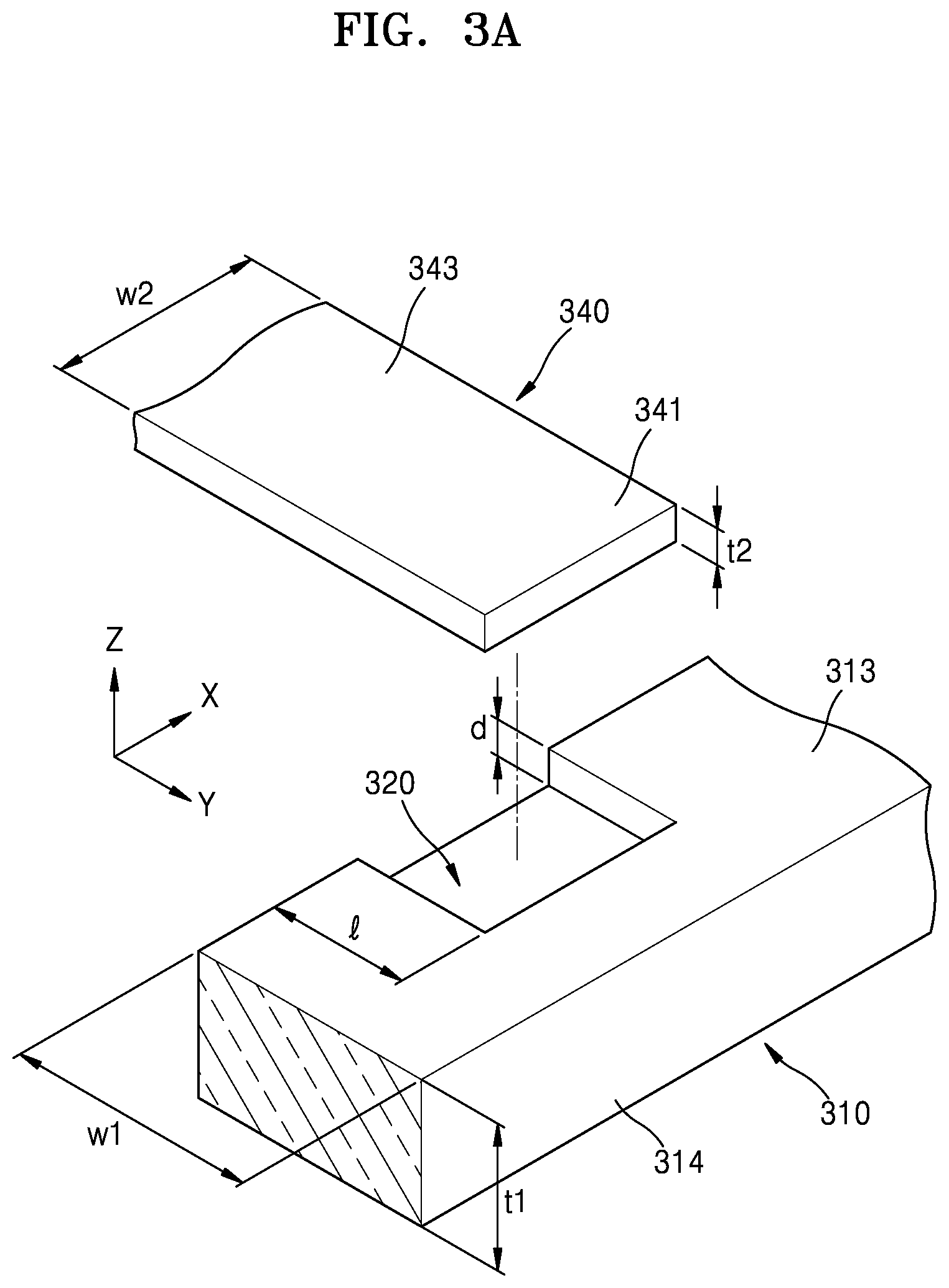 Patent US12297526 Figure 3 – Hybrid mask stick and mask frame assembly employing the same