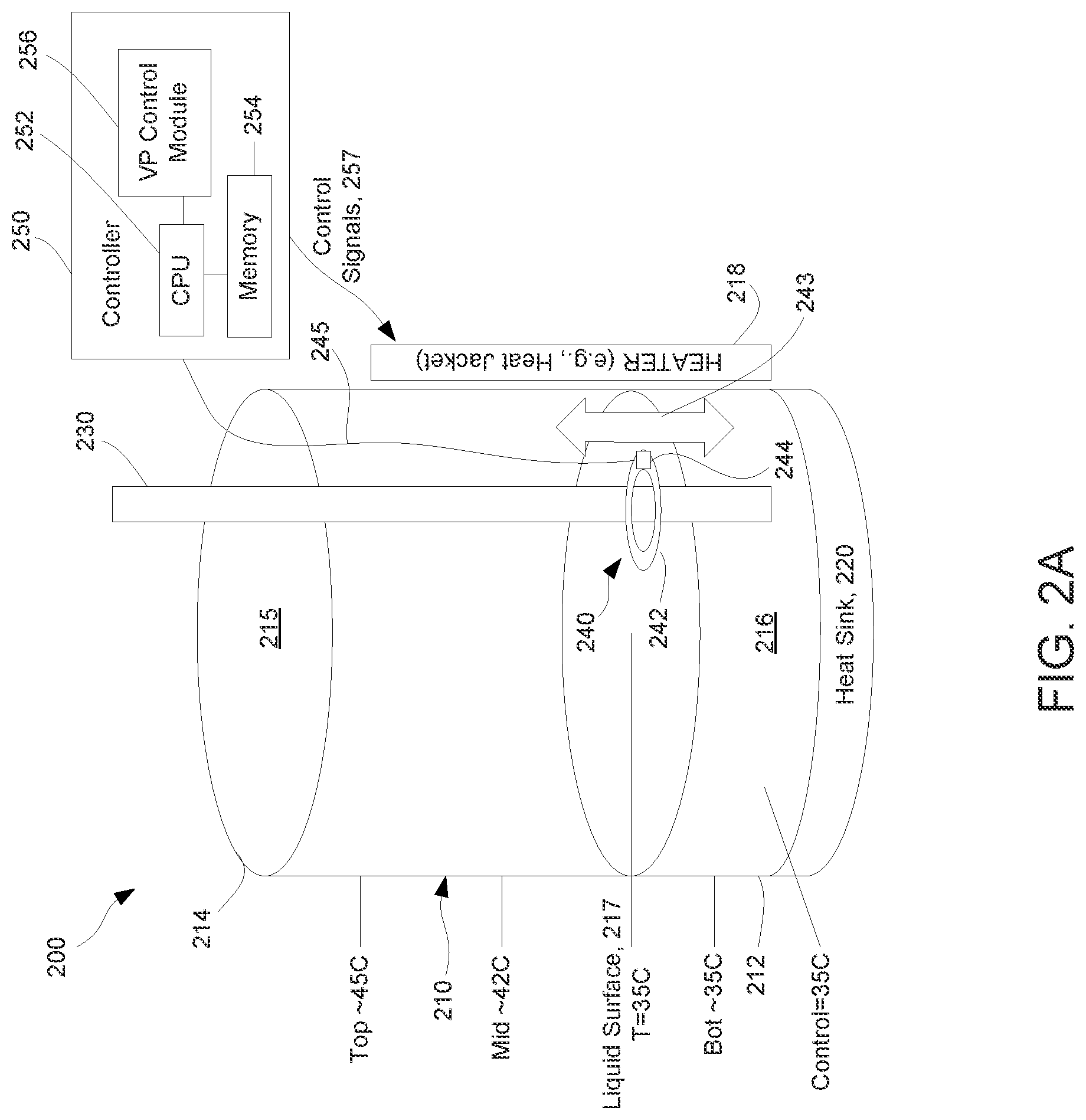 Patent US12297533 Figure 2 – Liquid precursor vapor pressure control