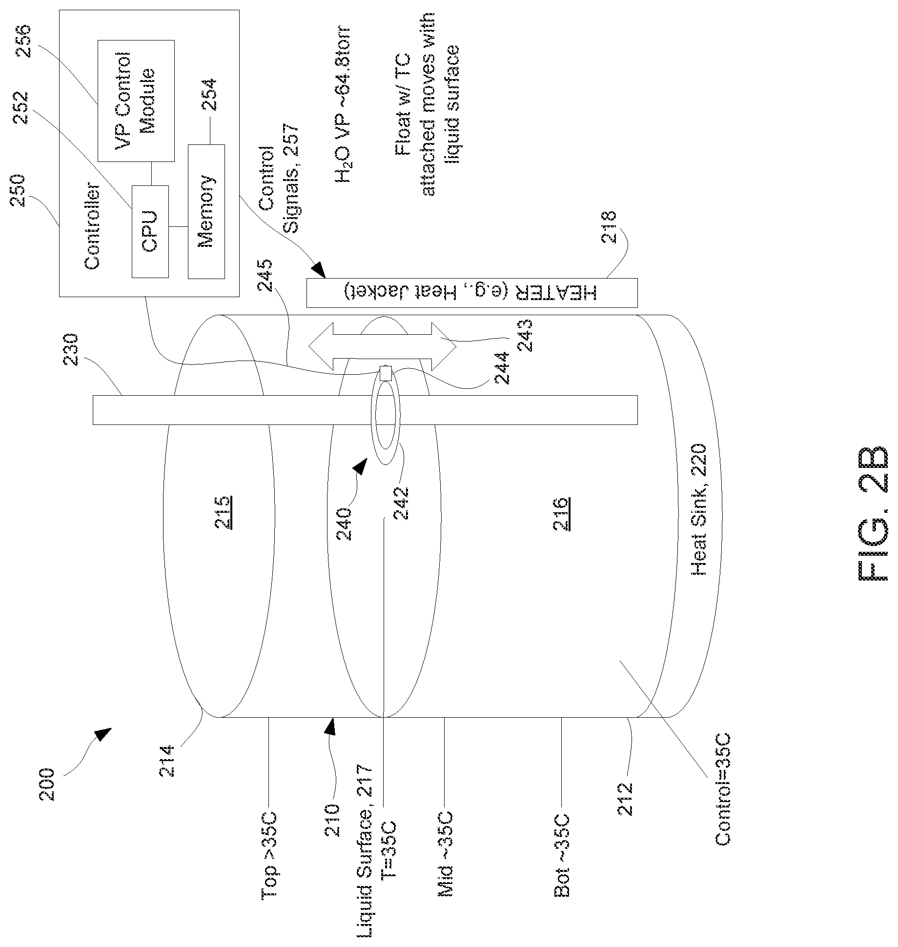 Patent US12297533 Figure 3 – Liquid precursor vapor pressure control