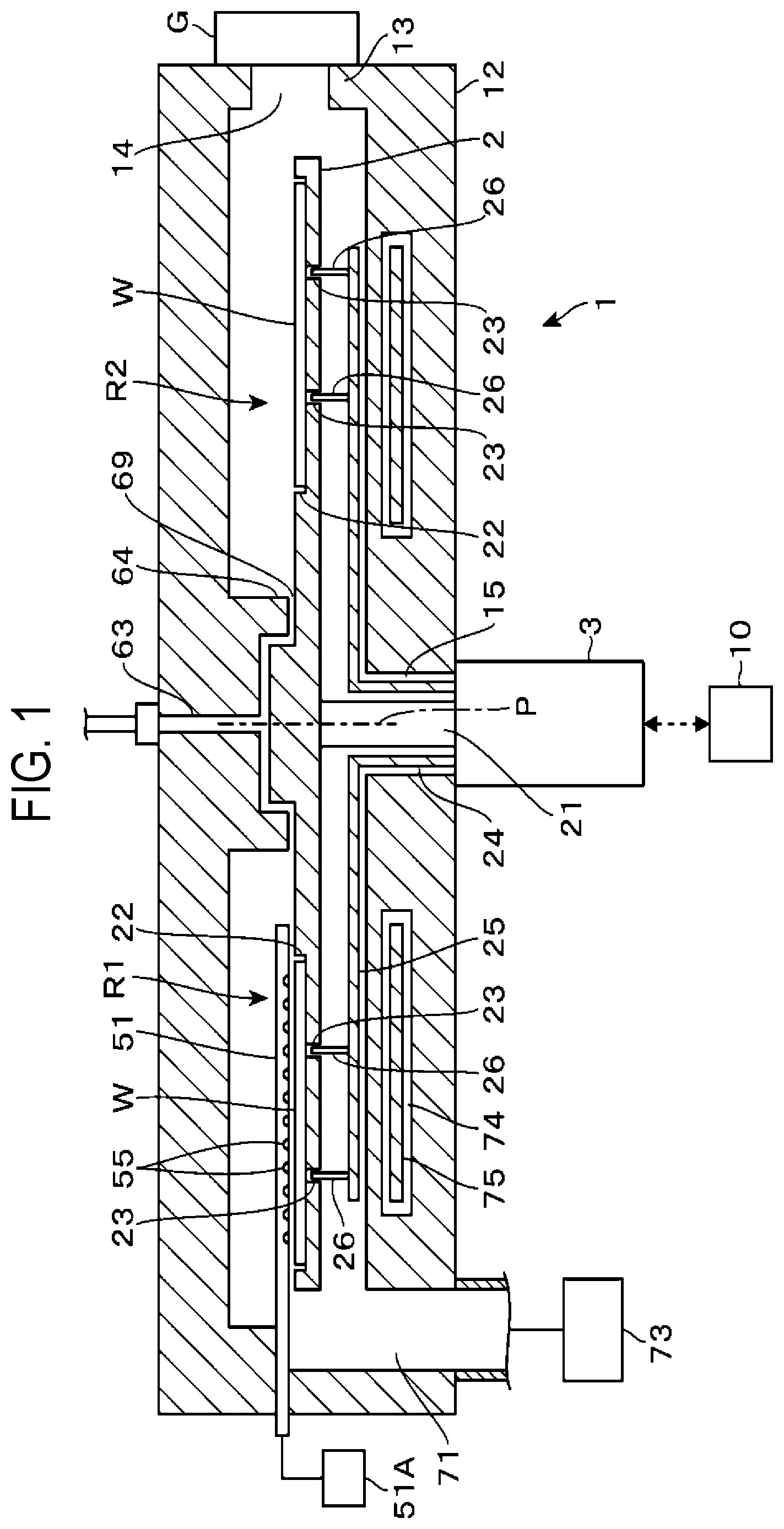 Patent US12297536 Figure 1 – Substrate processing apparatus and substrate processing method