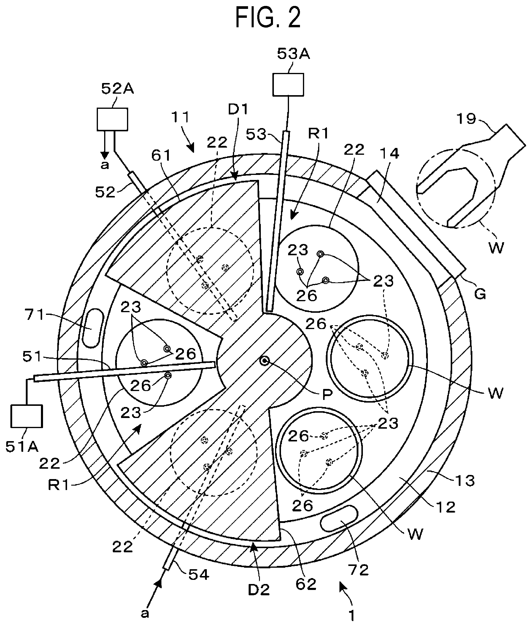 Patent US12297536 Figure 2 – Substrate processing apparatus and substrate processing method