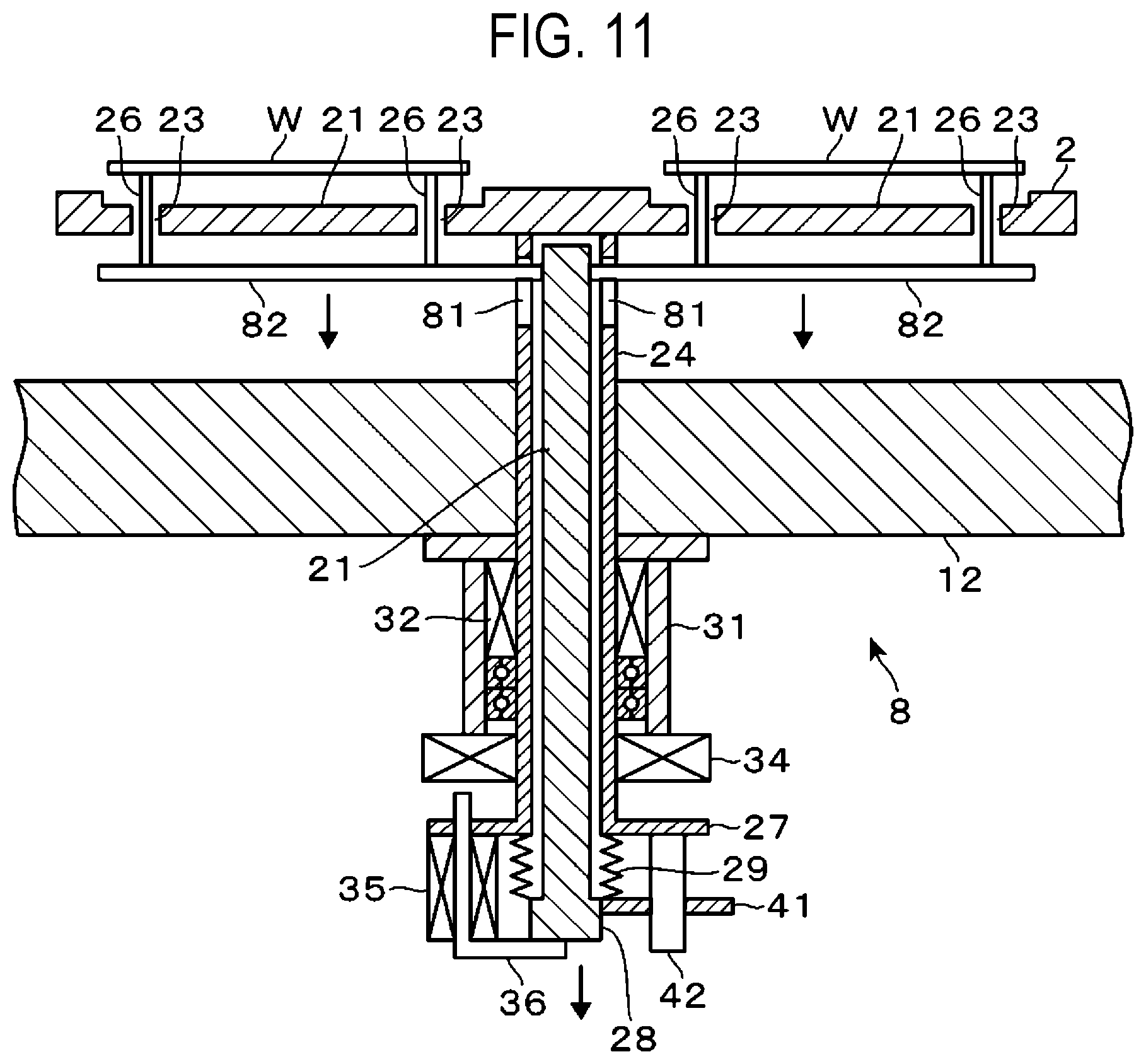 Patent US12297536 Figure 11 – Substrate processing apparatus and substrate processing method