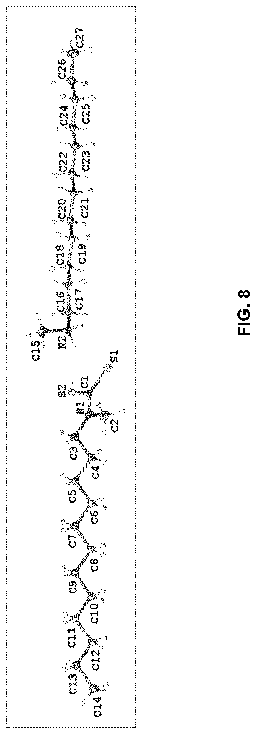 Patent US12297537 Figure 8 – Compounds and methods for selectively forming metal-containing films