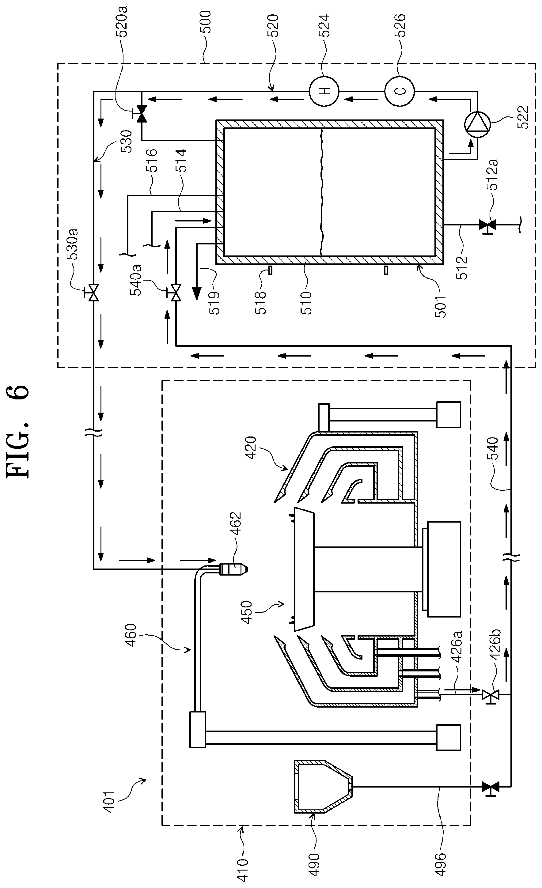 Patent US12297545 Figure 6 – Apparatus and method of treating substrate