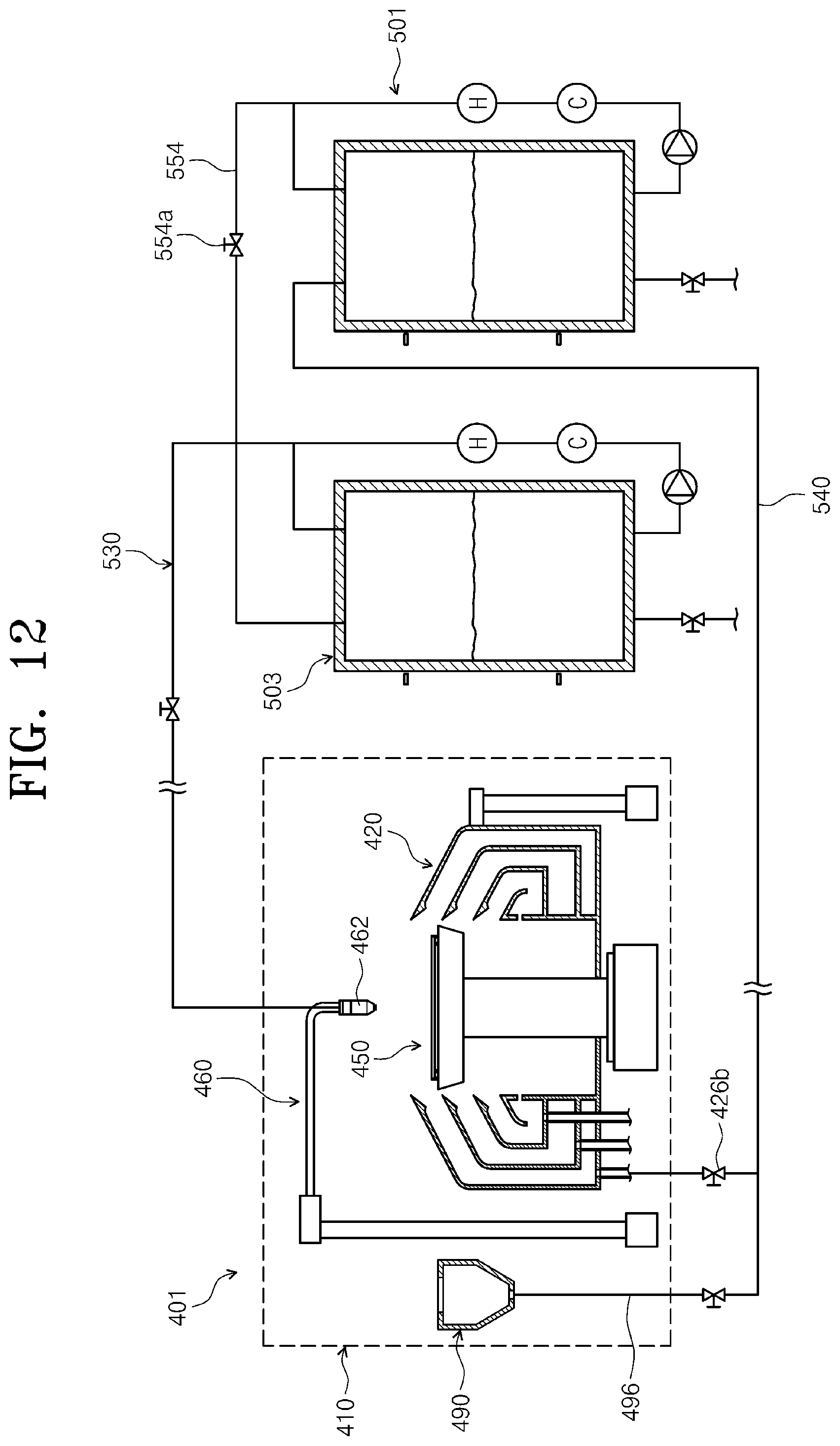Patent US12297545 Figure 12 – Apparatus and method of treating substrate