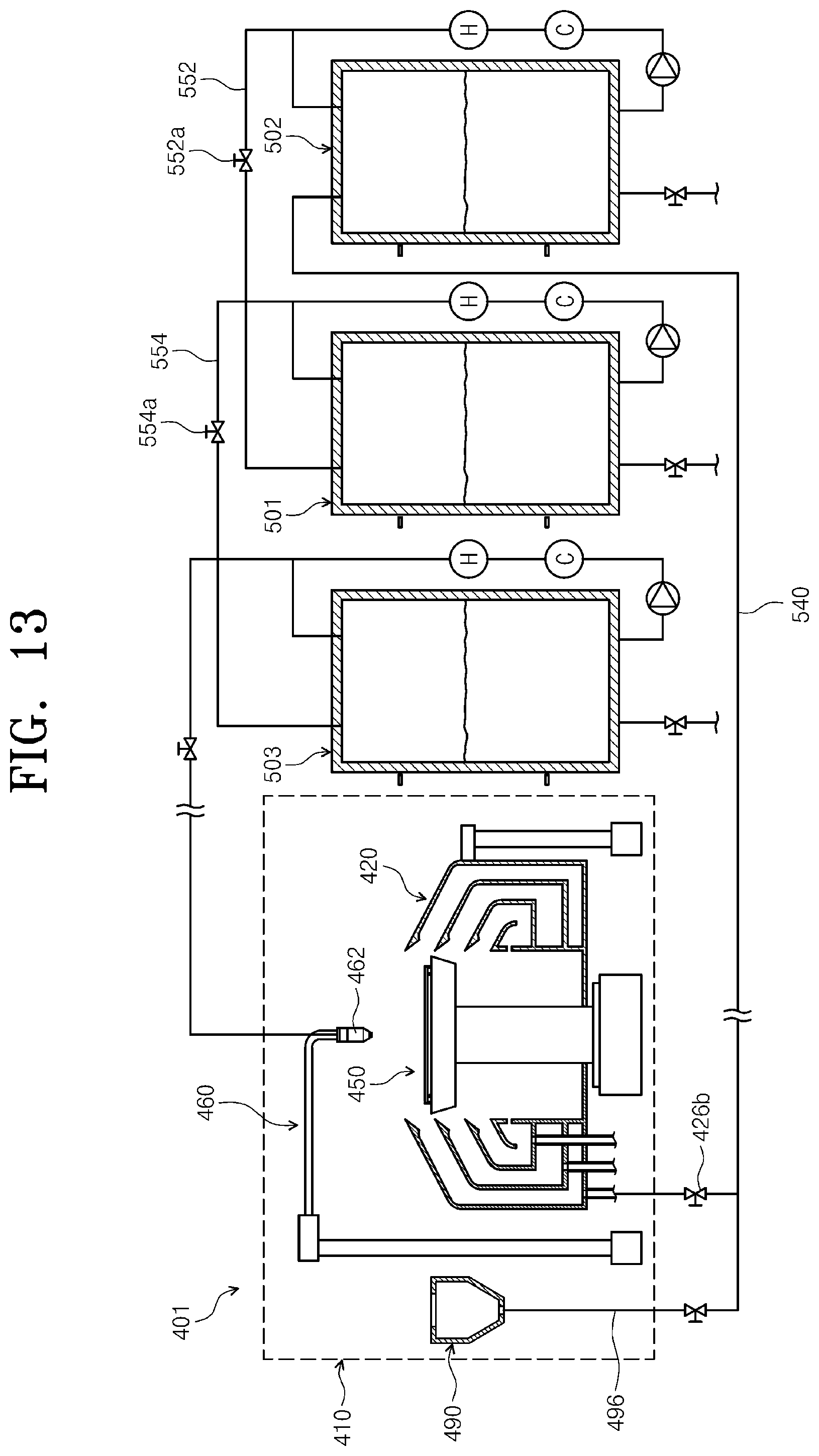 Patent US12297545 Figure 13 – Apparatus and method of treating substrate
