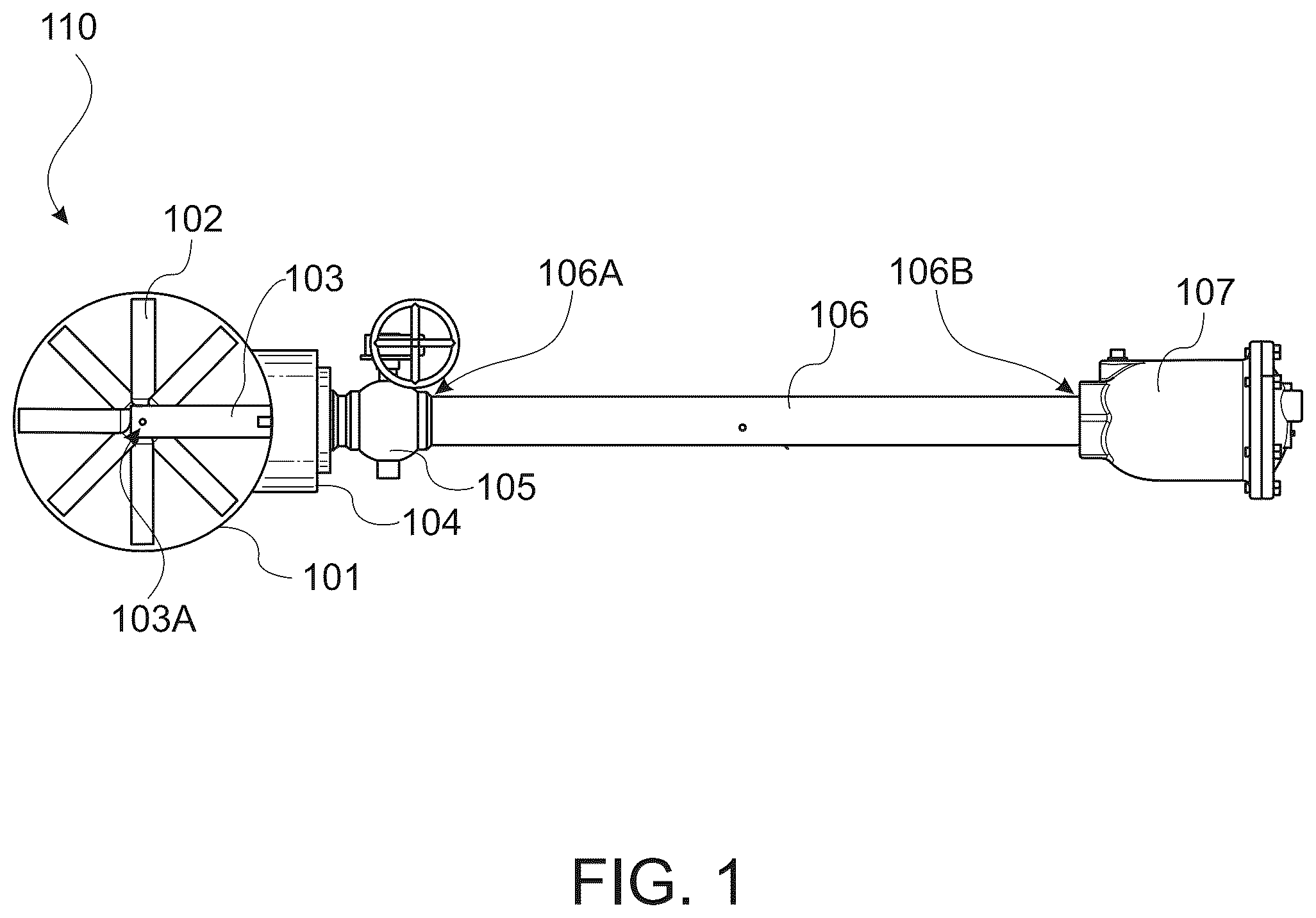 Patent US12297546 Figure 1 – Turbine-induced ICCP system for metallic pipelines