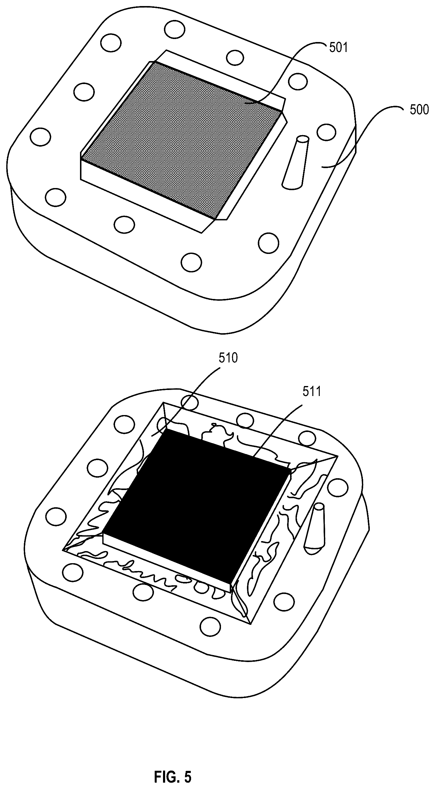 Patent US12297547 Figure 5 – Compressible flow distribution system for electrolyzer plates