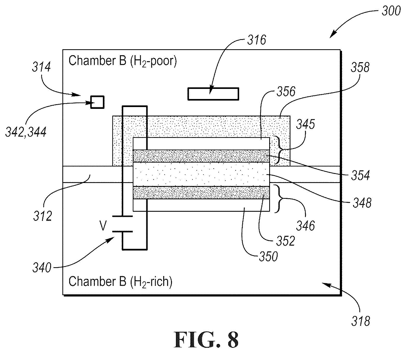 Patent US12297550 Figure 4 – Chemical and electrochemical cell electronics protection system