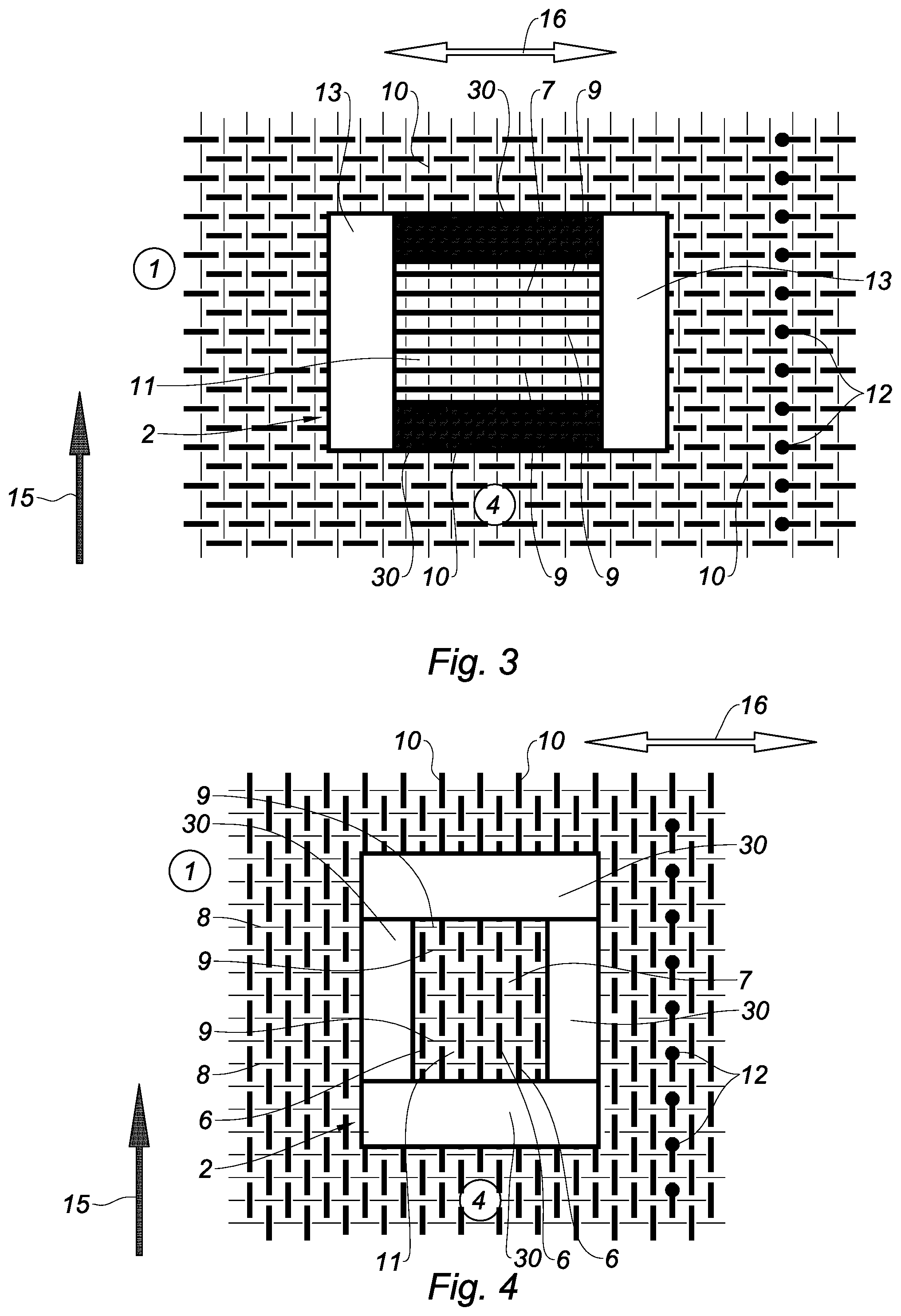 Patent US12297568 Figure 3 – Fabric integrating at least one binding part